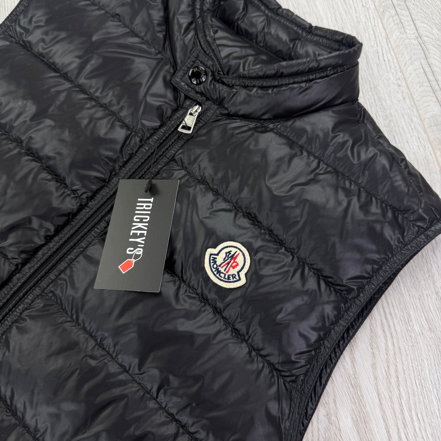 Moncler Men’s Black GUI Down Gilet - Size 3