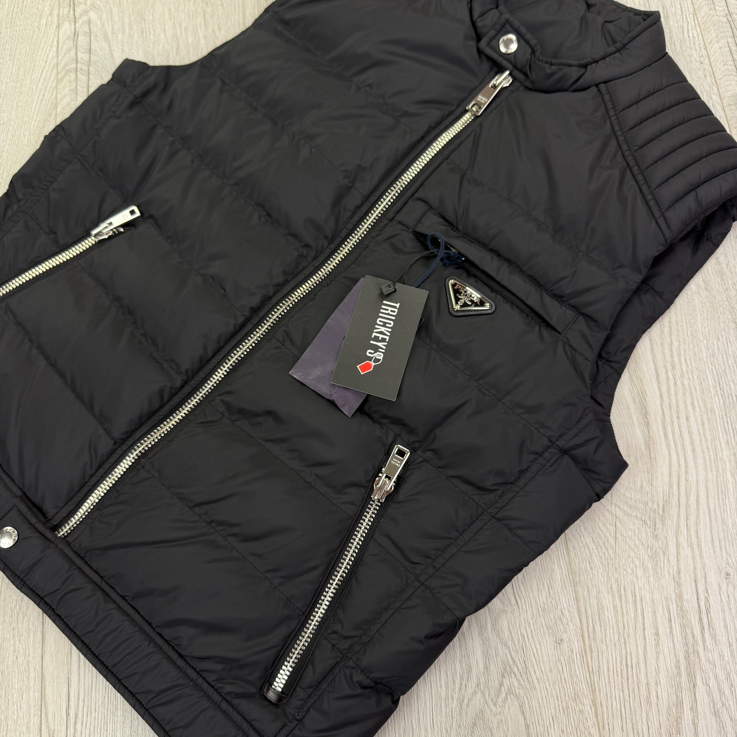 Prada Men’s Black Vest Gilet - 50