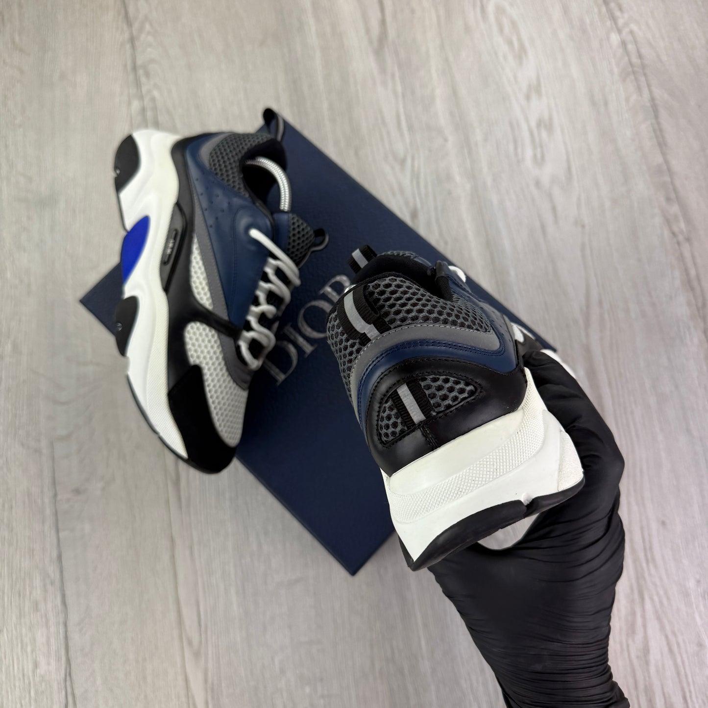 Dior B22 Men’s Navy Runners - 42 (Fit Uk 7.5)