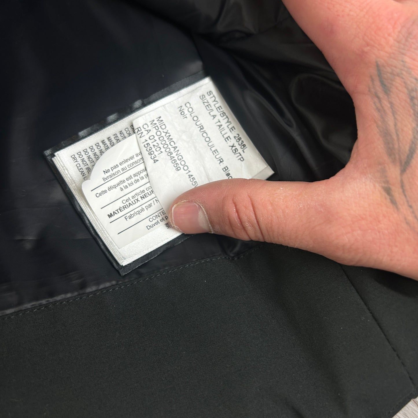 Canada Goose Women’s Black Bodywarmer - XS