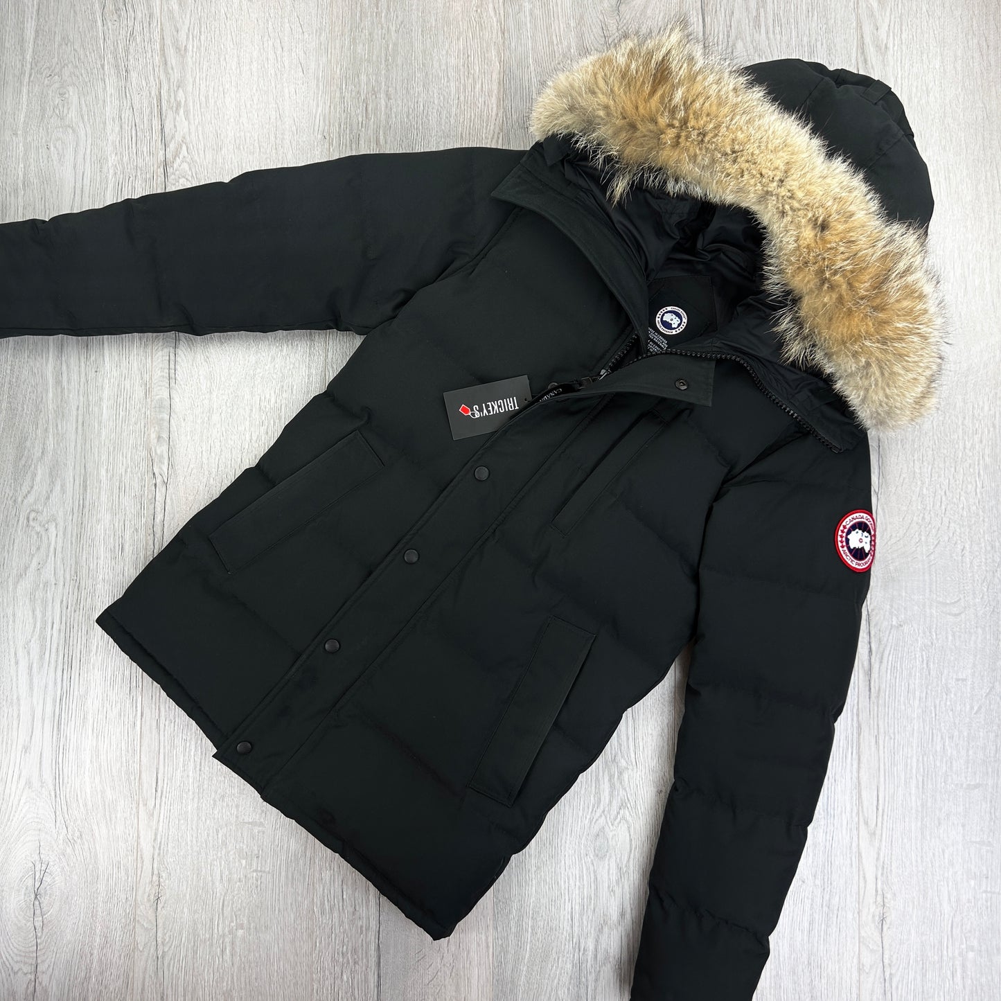Canada Goose Men’s Black Carson Parker Jacket - Small