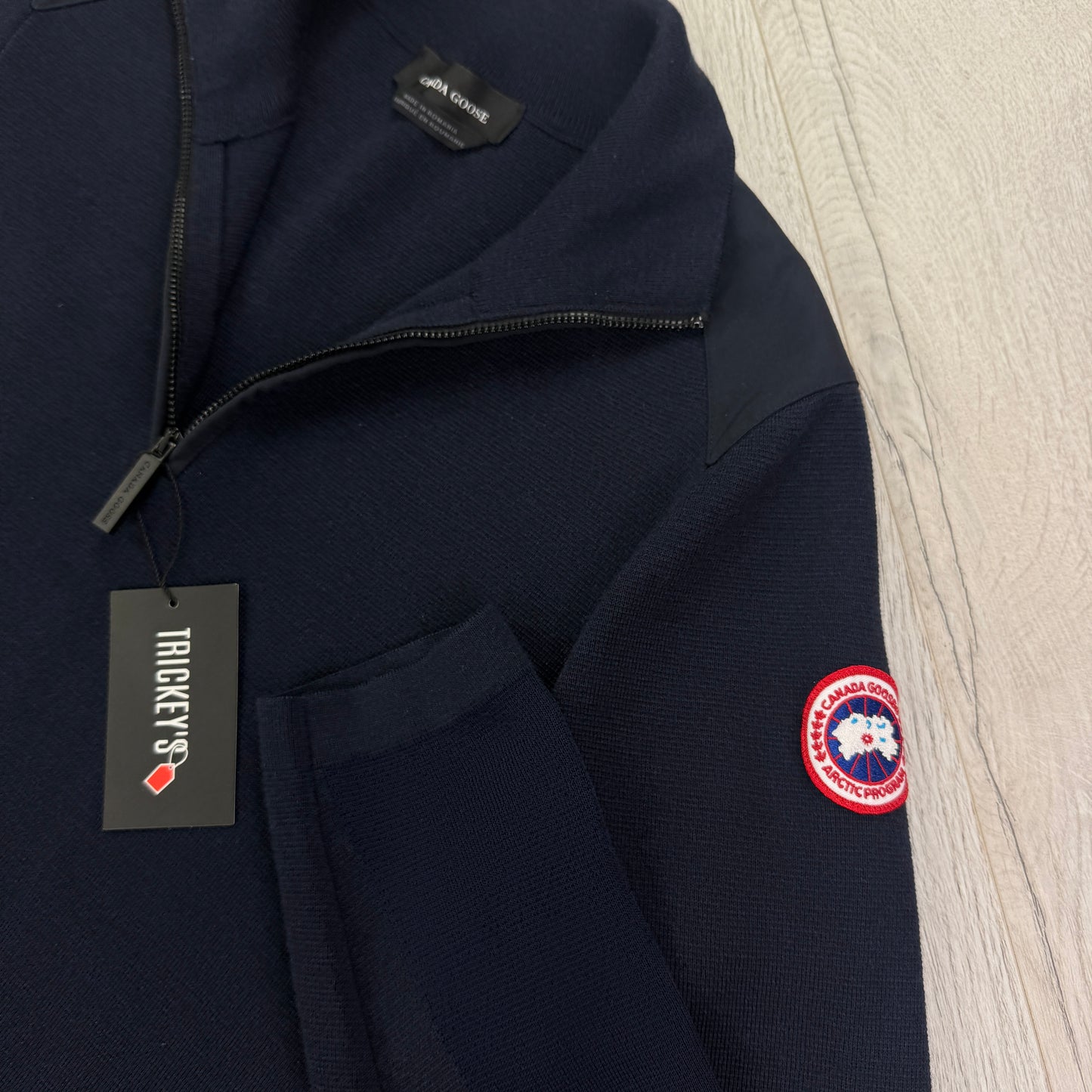 Canada Goose Men’s Navy 1/4 Zip Fleece - Medium