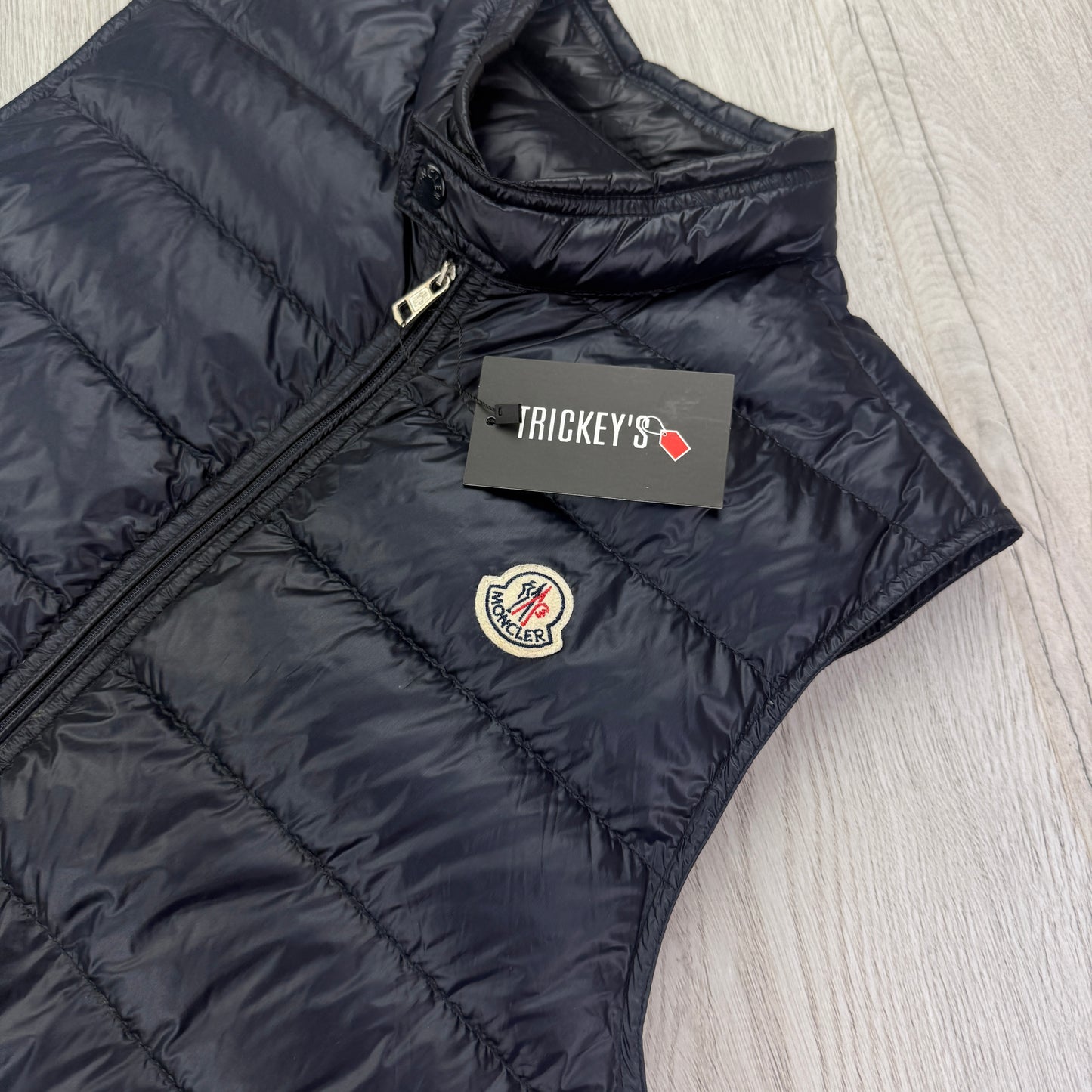 Moncler Men’s Navy GUI Gilet - Size 3