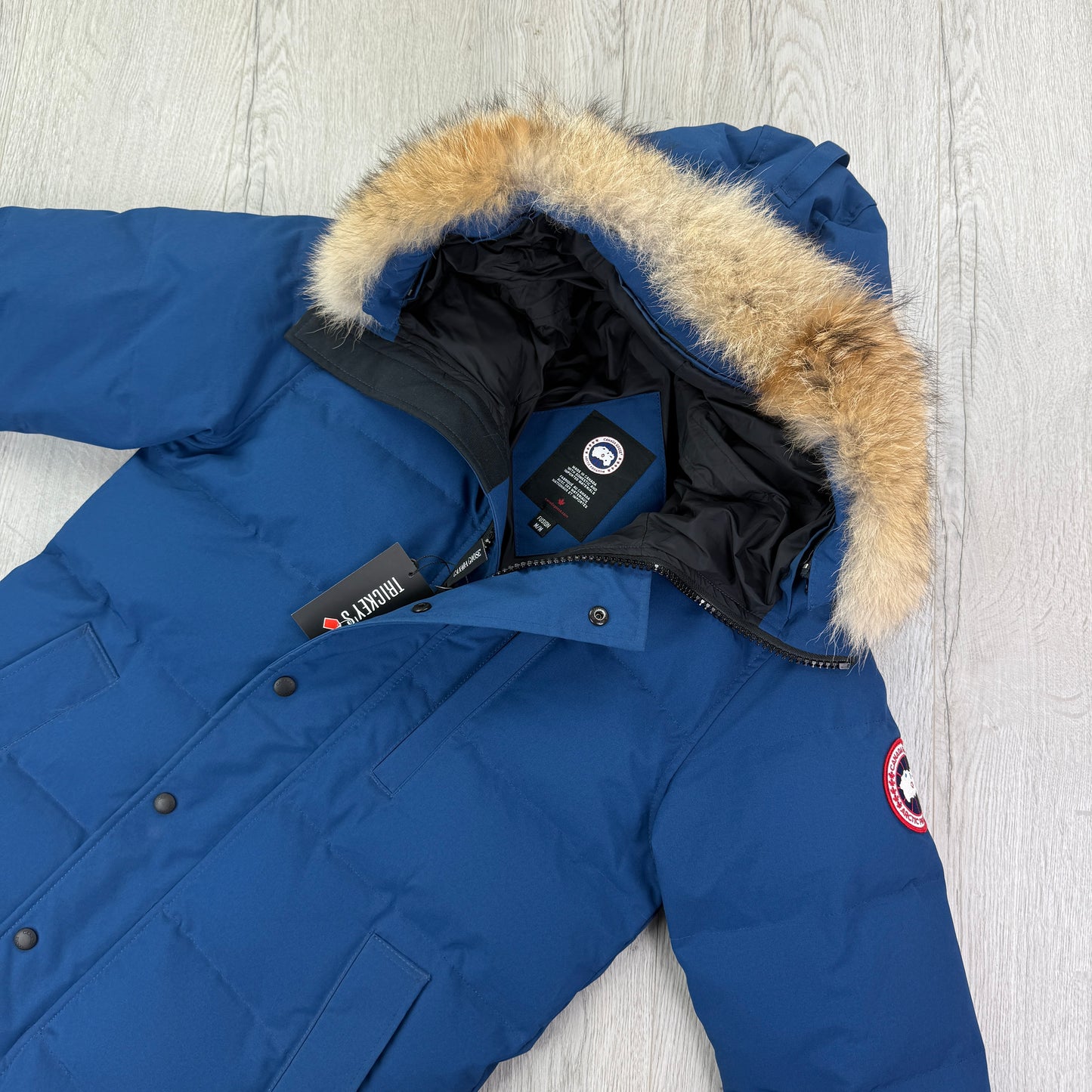 Canada Goose Men’s Royal Blue Carson Parker Jacket - Medium Fusion