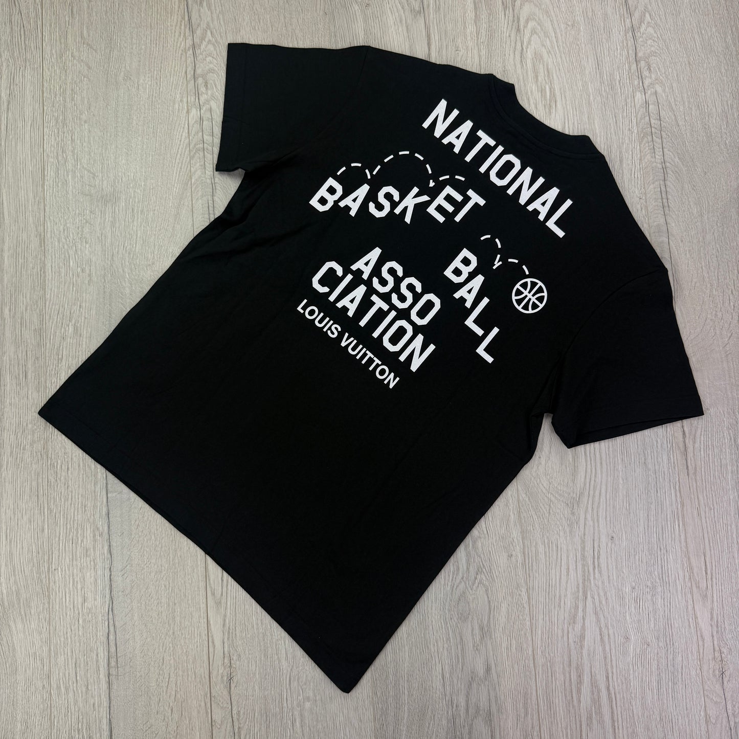 Louis Vuitton x NBA ‘ASSO CIATION’ Black T-shirt - Small