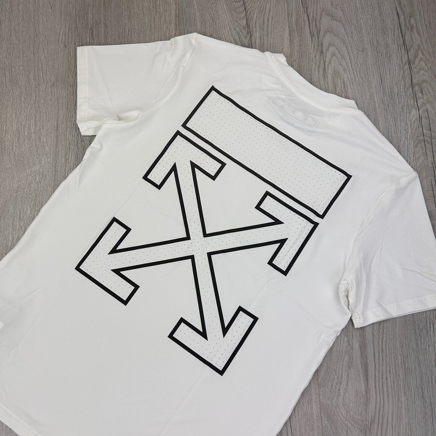 Off White Men’s Athleisure White Reflective T-shirt