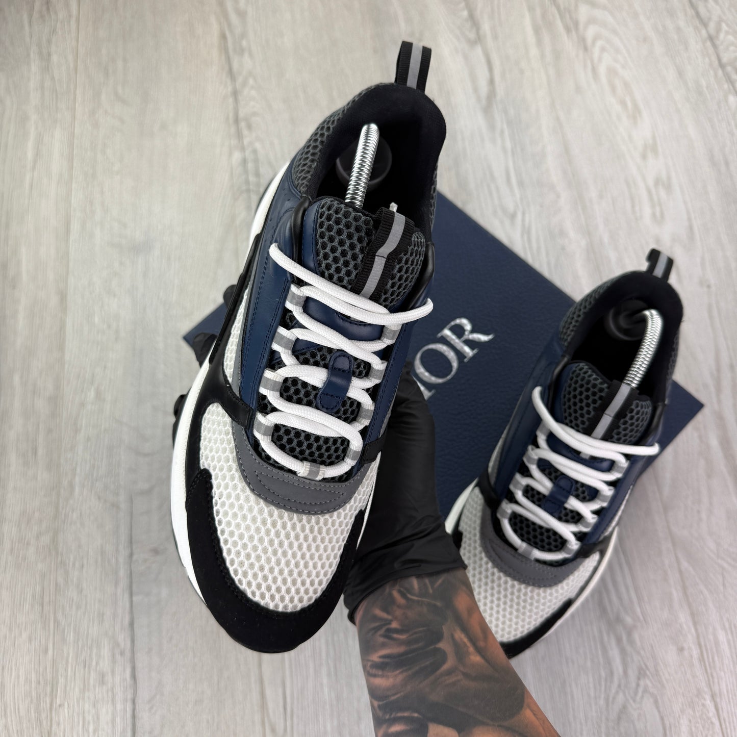 Dior B22 Men’s Navy Runners - 42 (Fit Uk 7.5)