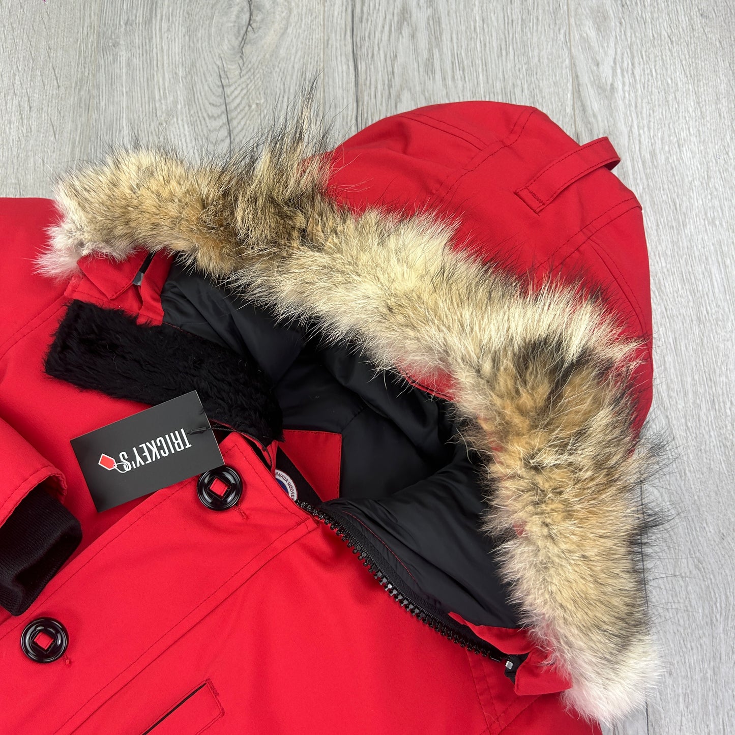 Canada Goose Men’s Red Chateau Parker Jacket