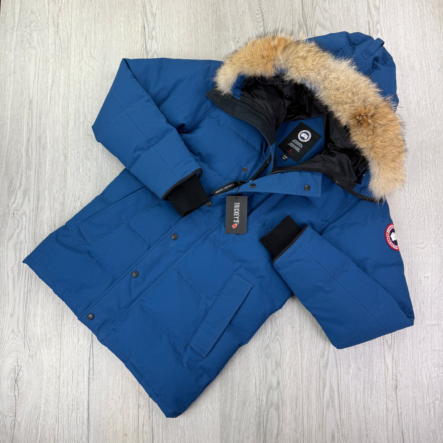 Canada Goose Men’s Royal Blue Carson Parker Jacket - Medium Fusion