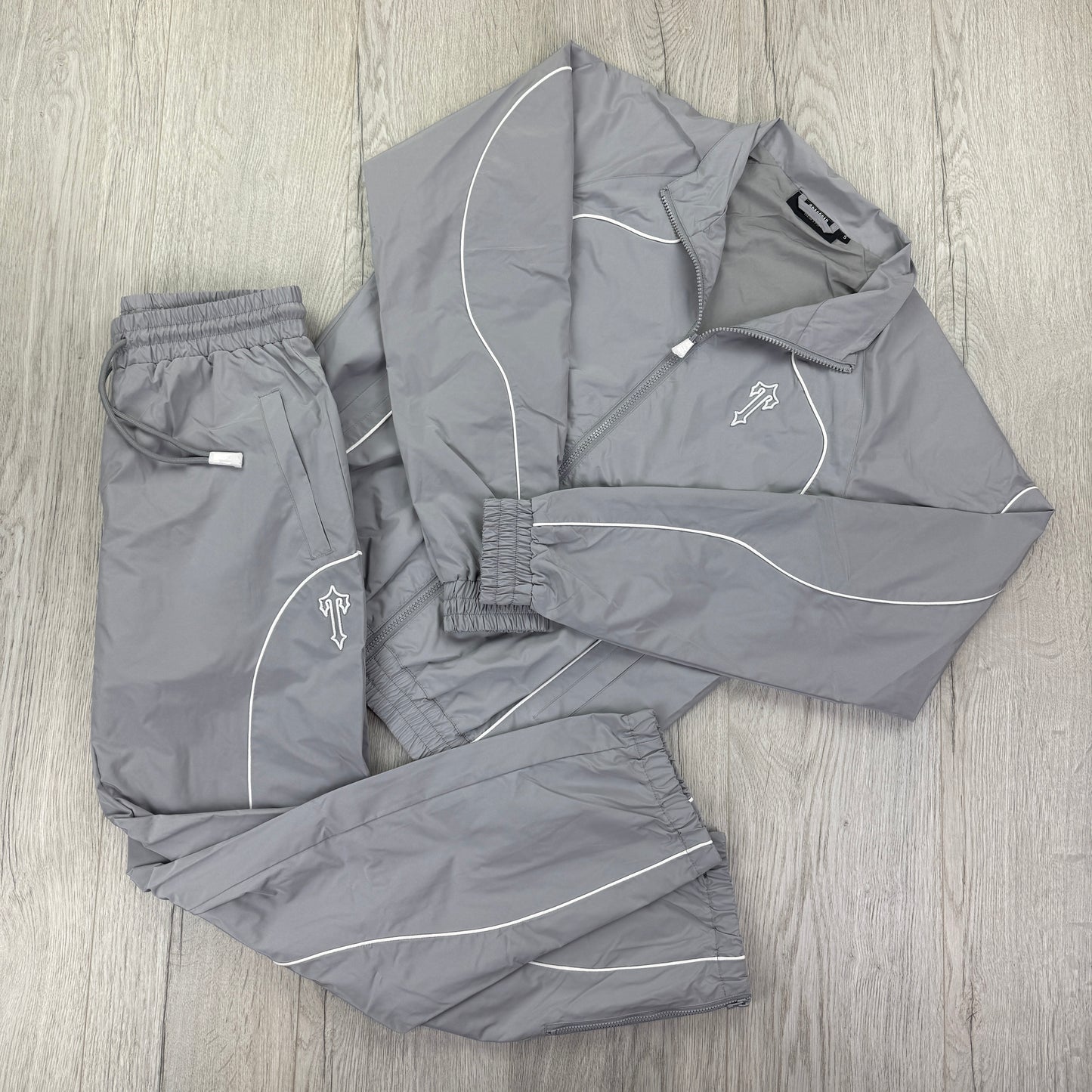 Trapstar Men’s Grey Full Tracksuit - Small