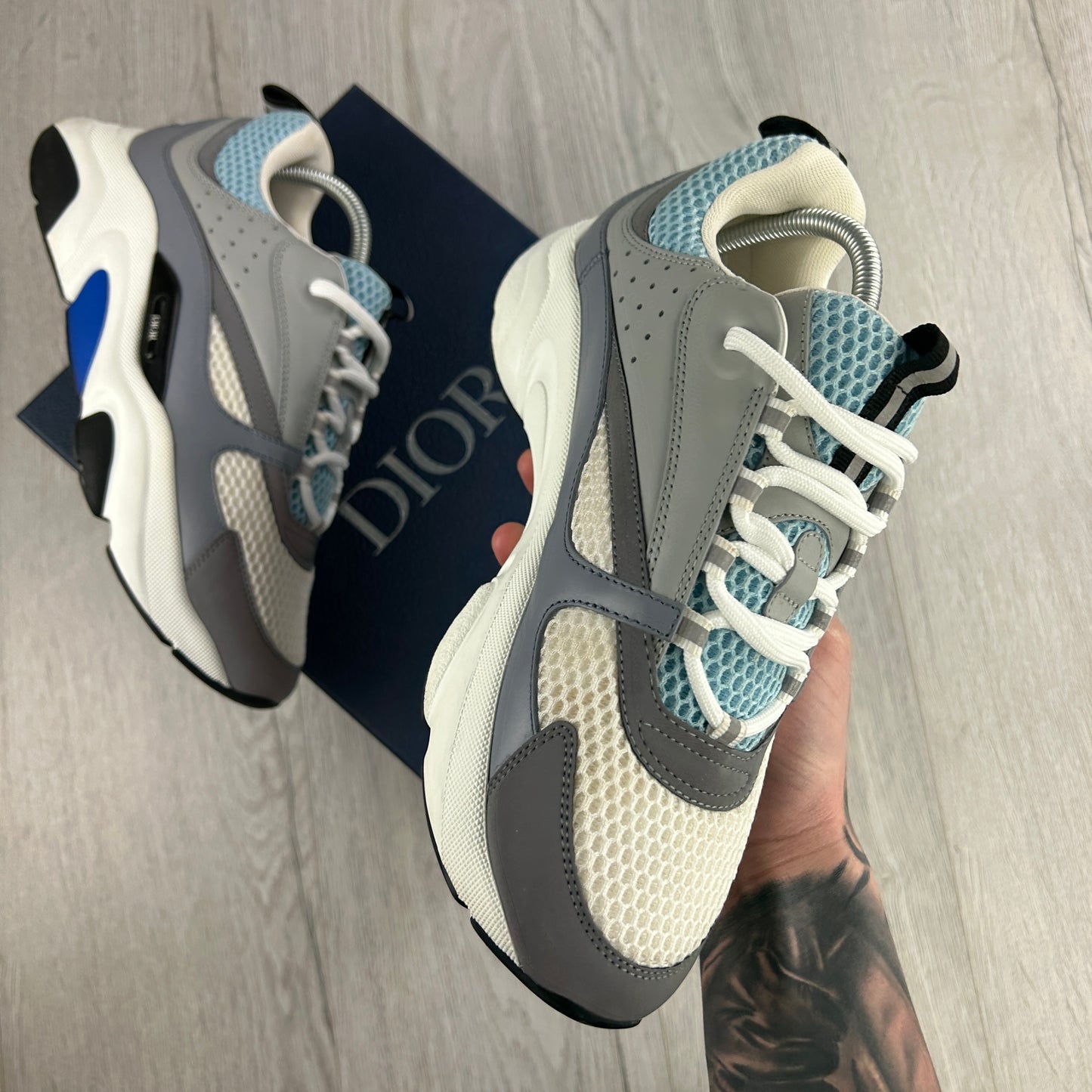 Dior B22 Men’s Baby Blue Runners - 41 (Uk 7)