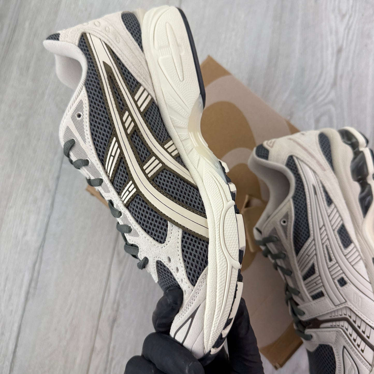 Asics Men’s Gel-kayano 14 Truffle Grey/Oatmeal Trainers - Uk 10.5