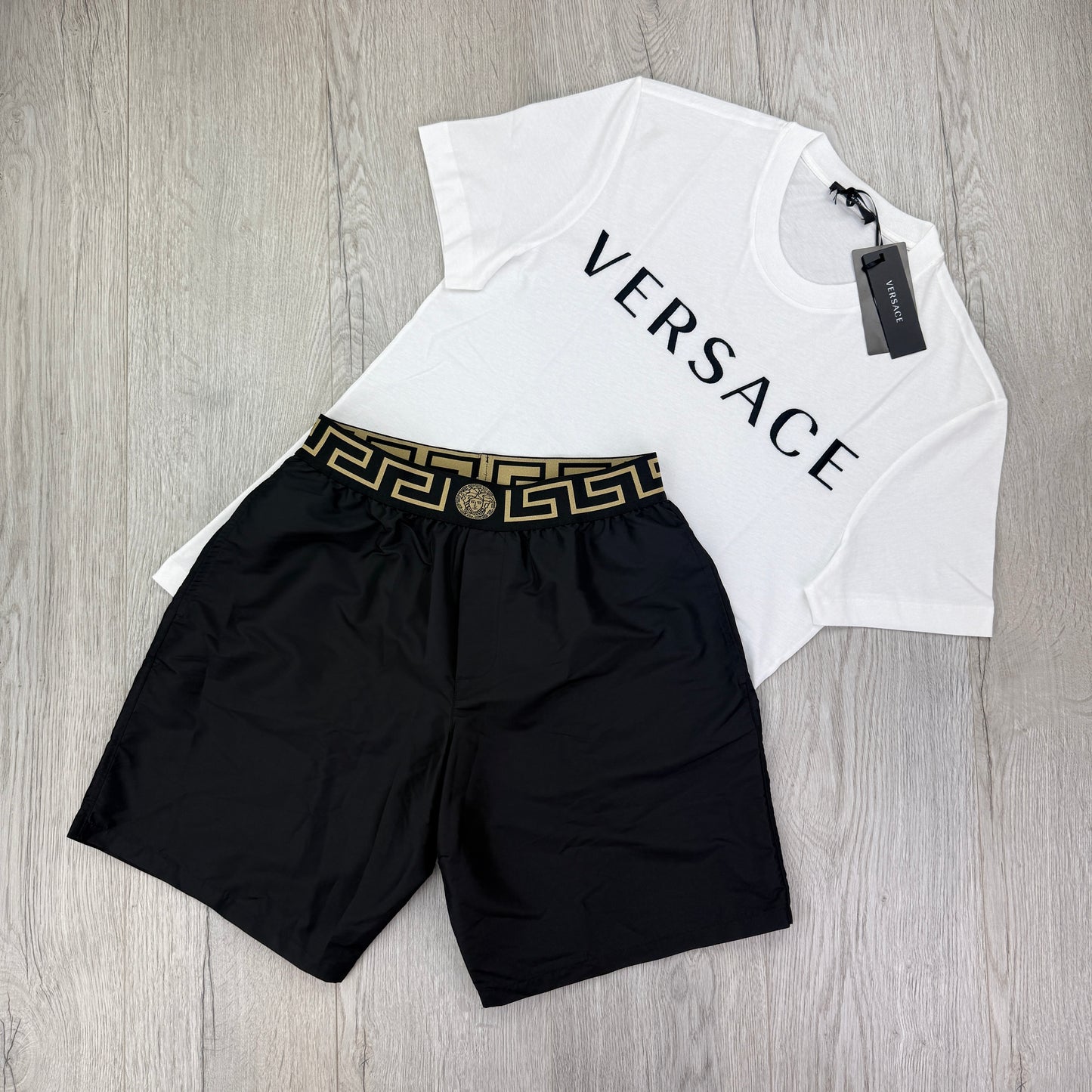 Versace Men’s T-shirt & Swim shorts set
