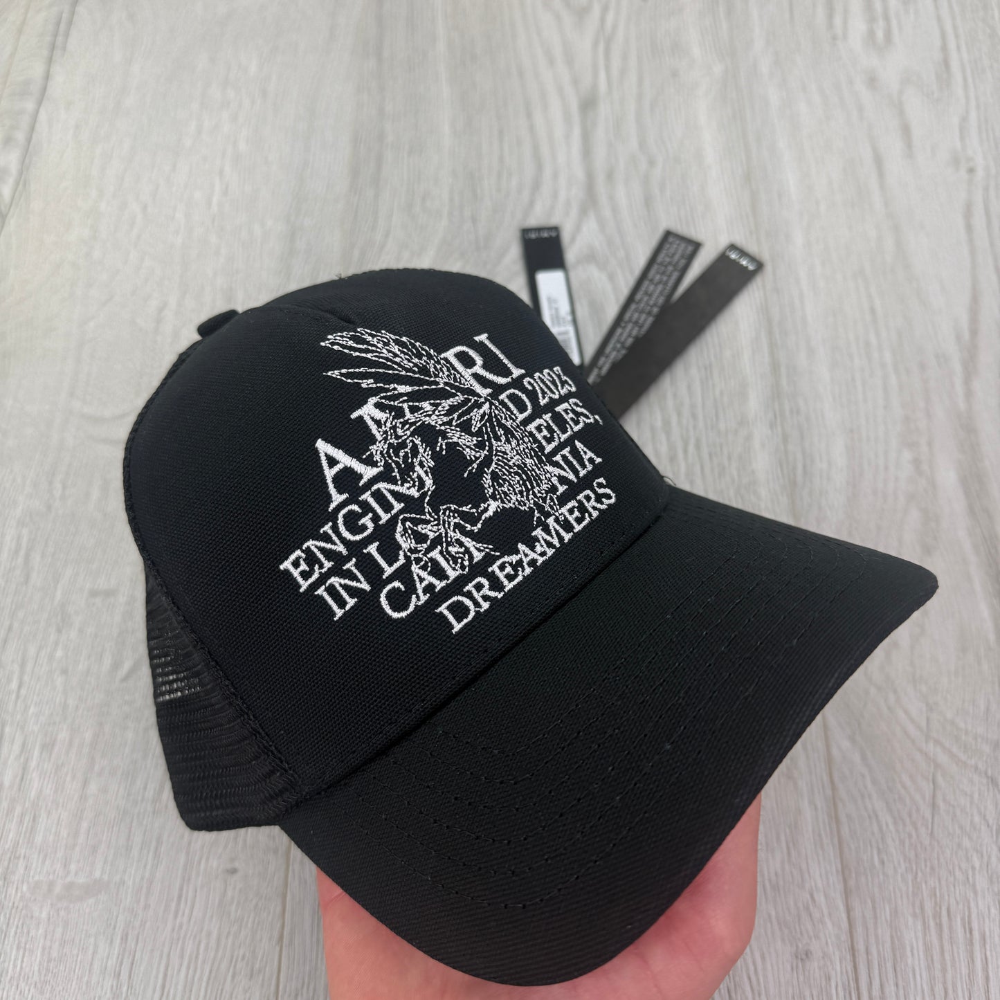 Amiri Men’s Pegasus Black Baseball Cap