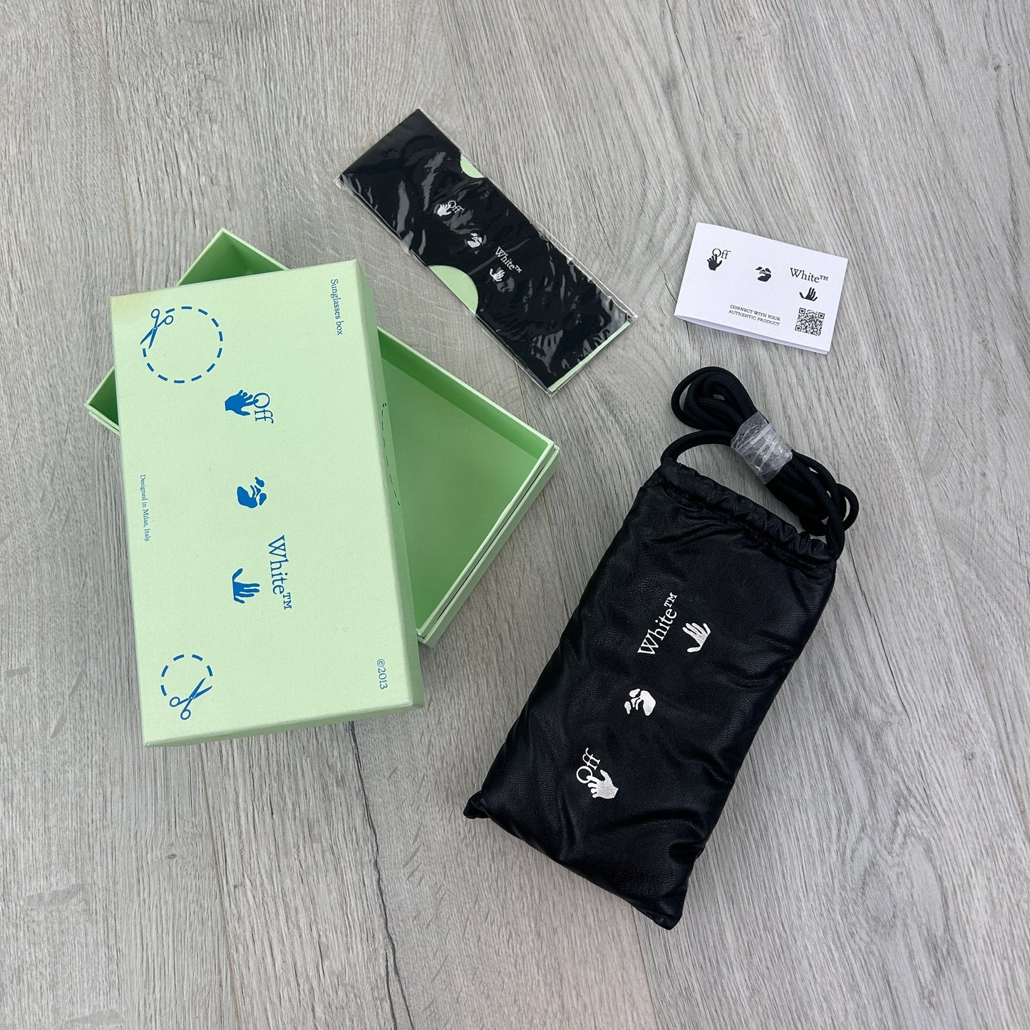 Off White Men’s Virgil Marble Sunglasses