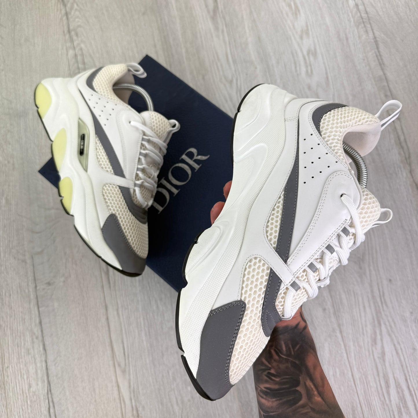 Dior B22 Men’s White Trainers - 44 (Uk 9/9.5)