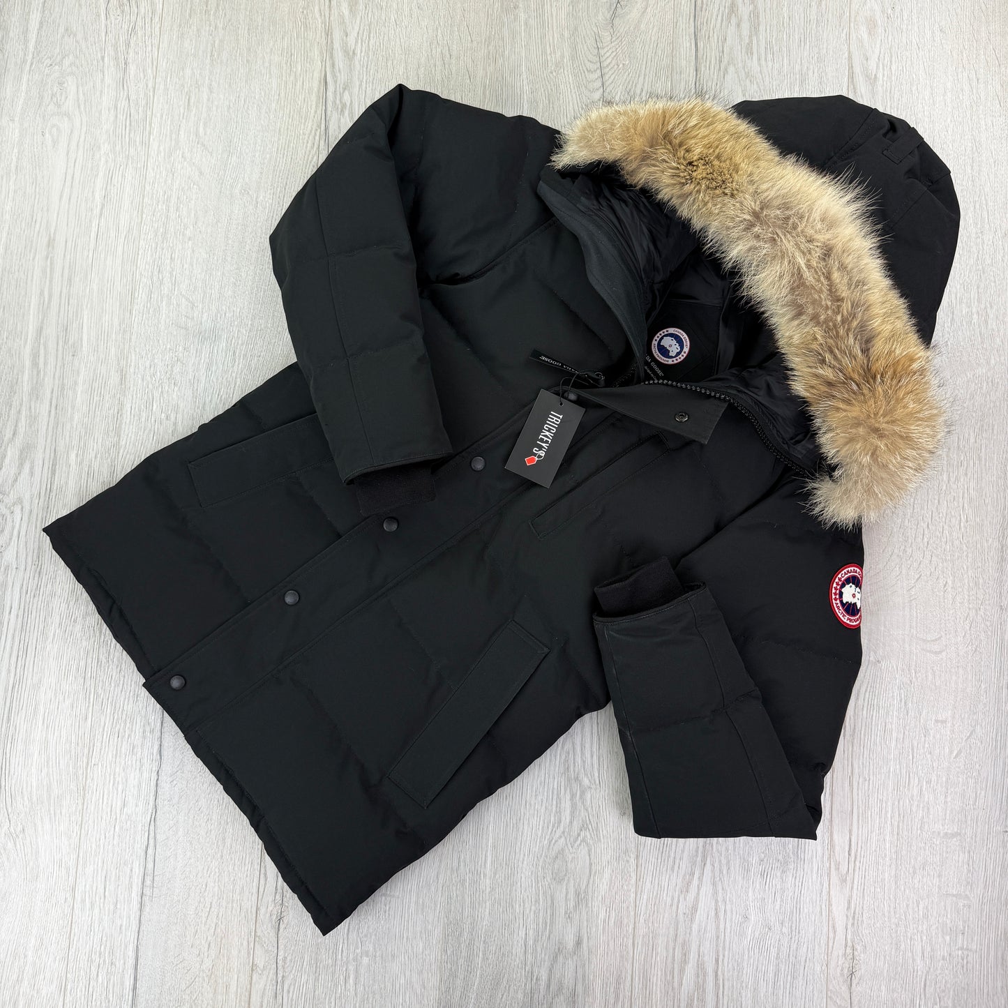 Canada Goose Men’s Black Carson Parker Jacket - Small