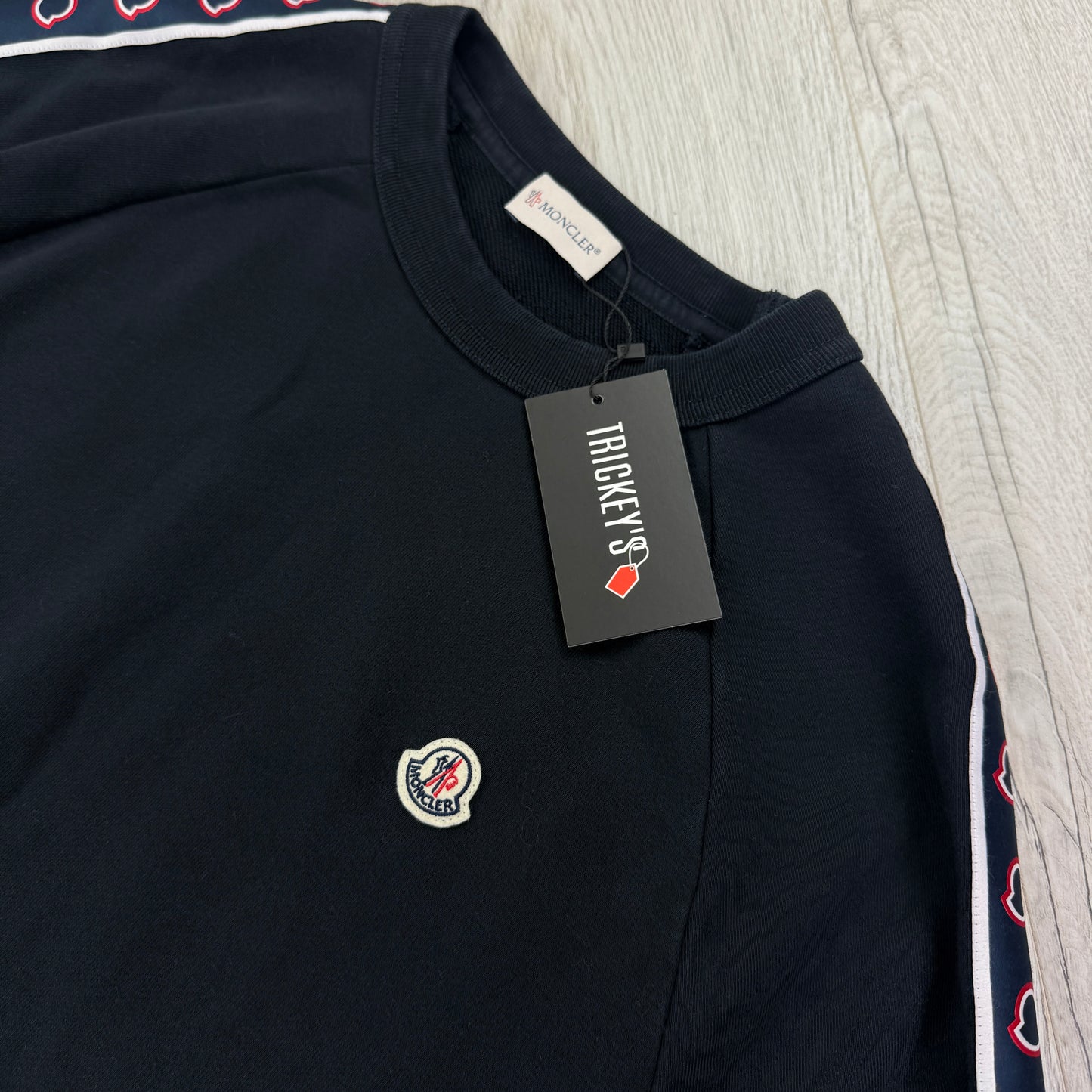 Moncler Maglia Men’s Navy Crewneck Jumper - XL Slim