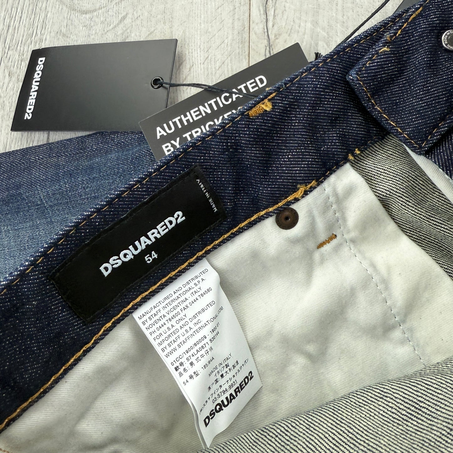 Dsquared2 Men’s Denim Plain Slim Jeans - 54 (Uk 34)