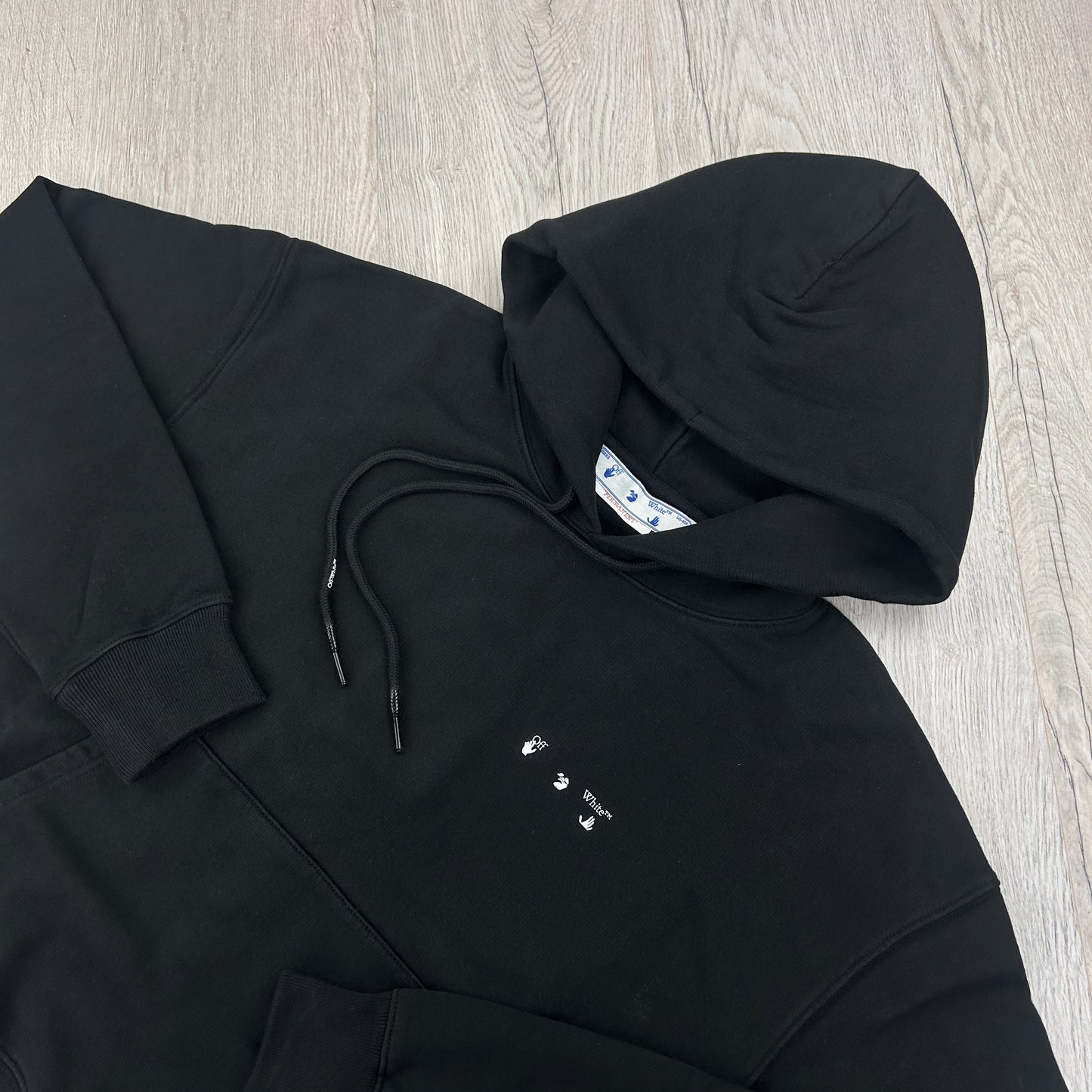 Off White Men’s Black Caravaggio Pullover Hoodie