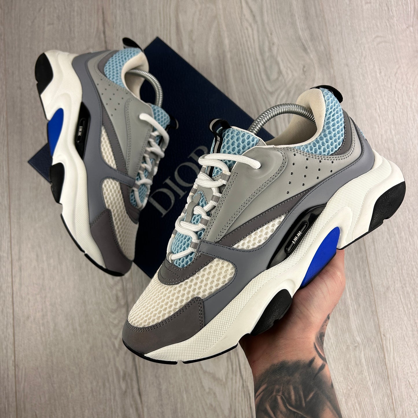 Dior B22 Men’s Baby Blue Runners - 41 (Uk 7)