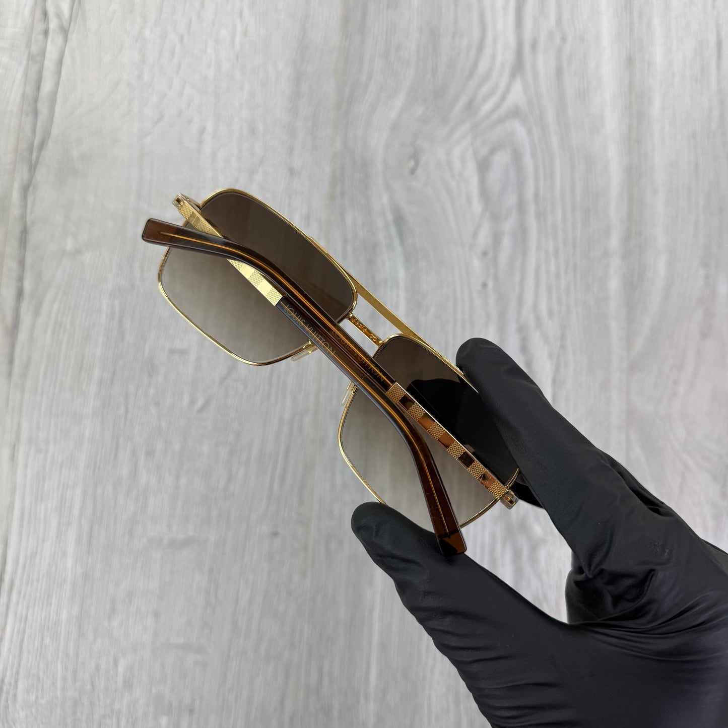Louis Vuitton Men’s Gold Attitude Sunglasses