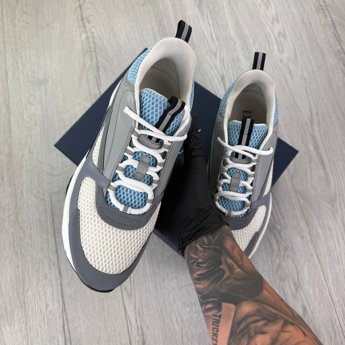 Dior B22 Men’s Baby Blue Runners - 45 (Fit Uk 10/10.5)