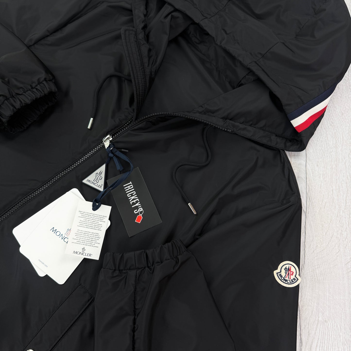 Moncler Men’s Grimpeurs Zip-up Black Windbreaker Jacket - Size 4