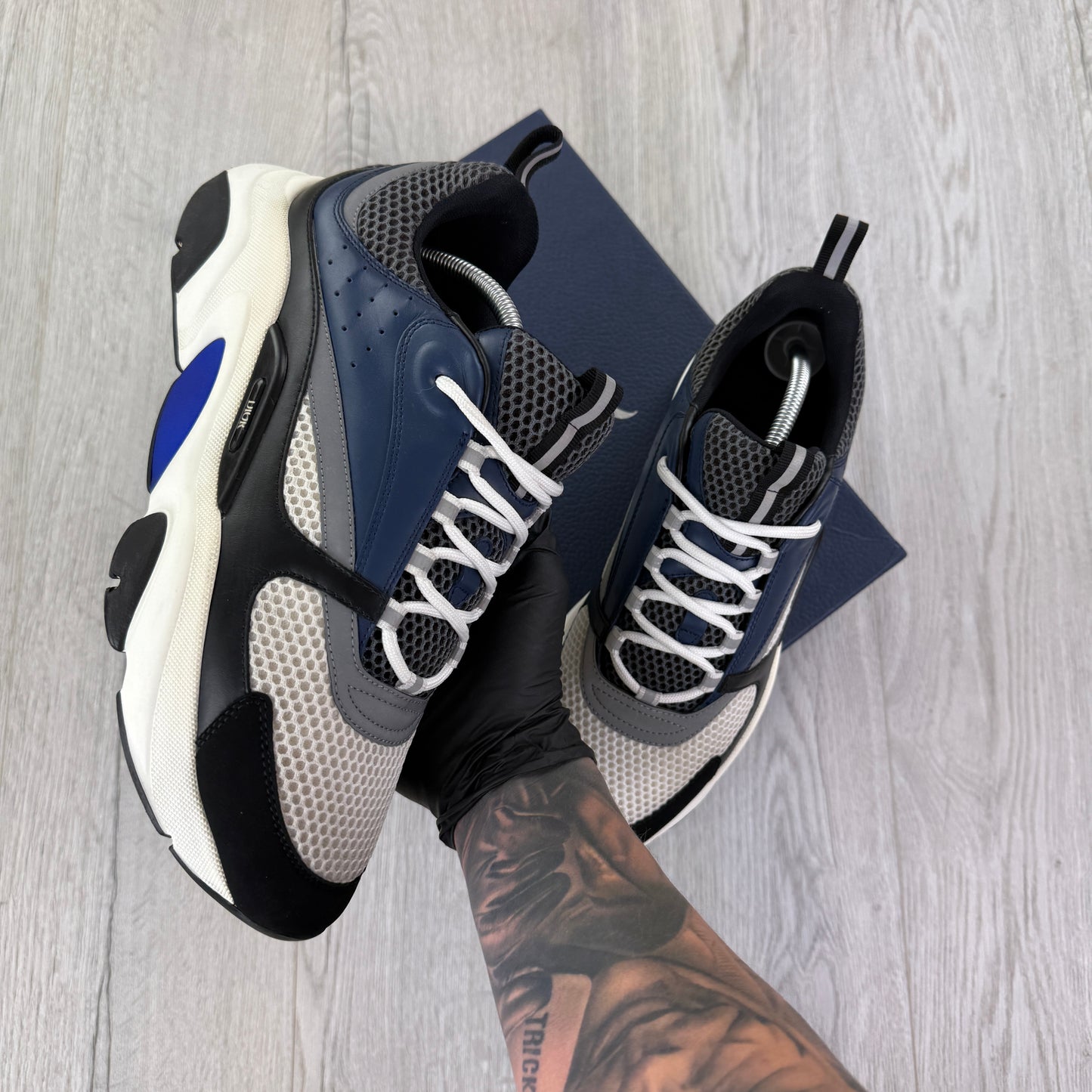Dior B22 Men’s Navy Runners - 45 (Fit Uk 10/10.5)