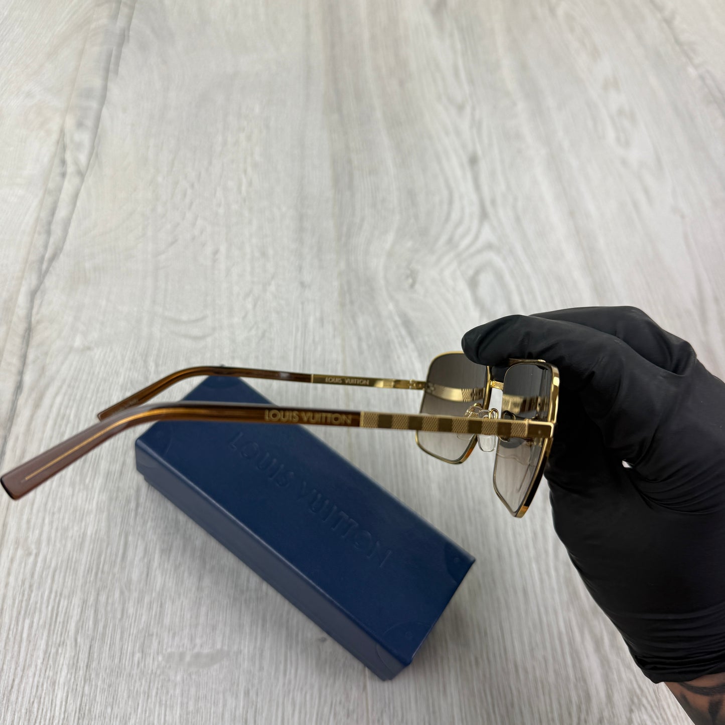 Louis Vuitton Men’s Gold Attitude Sunglasses