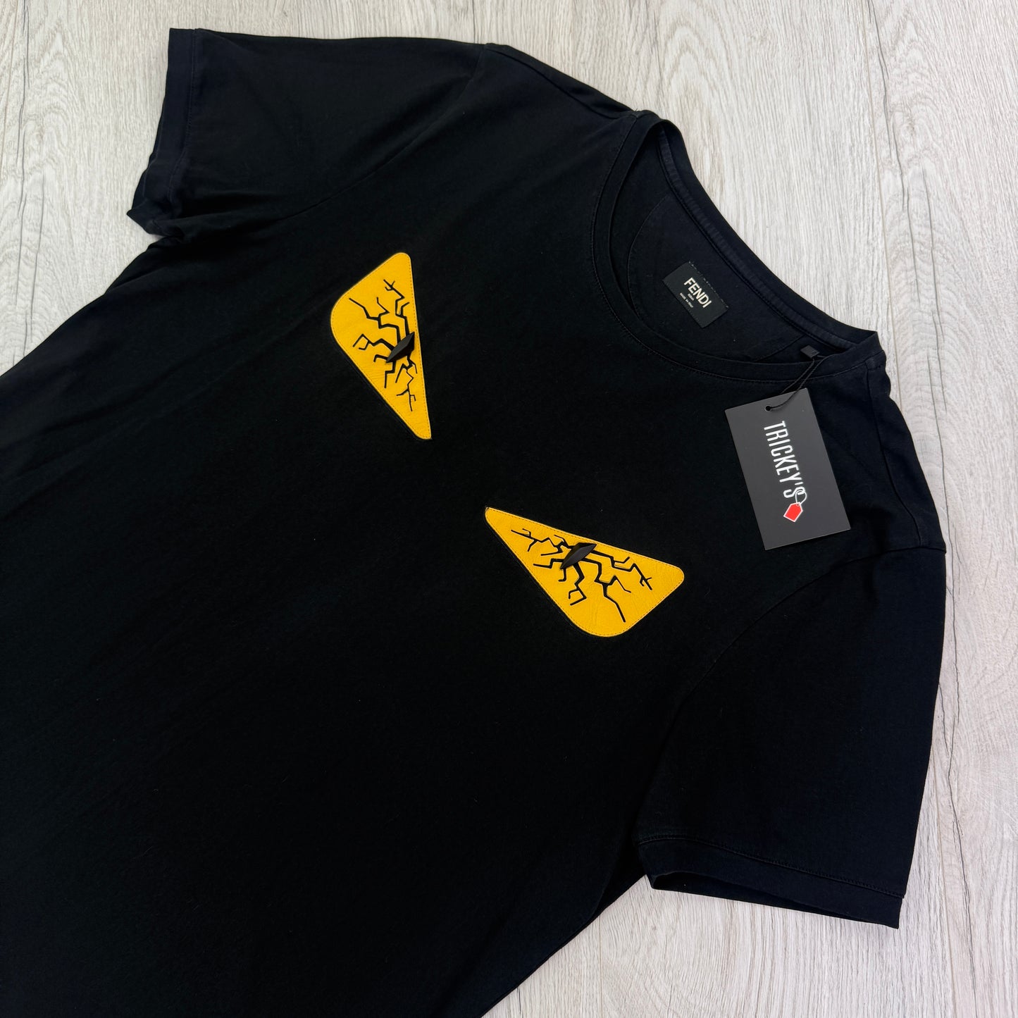 Fendi Men’s Black T-shirt - Large Slim