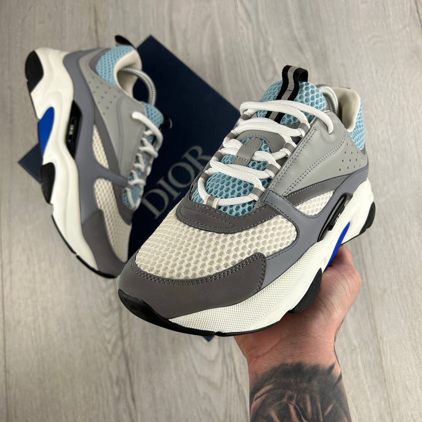 Dior B22 Men’s Baby Blue Runners - 41 (Uk 7)