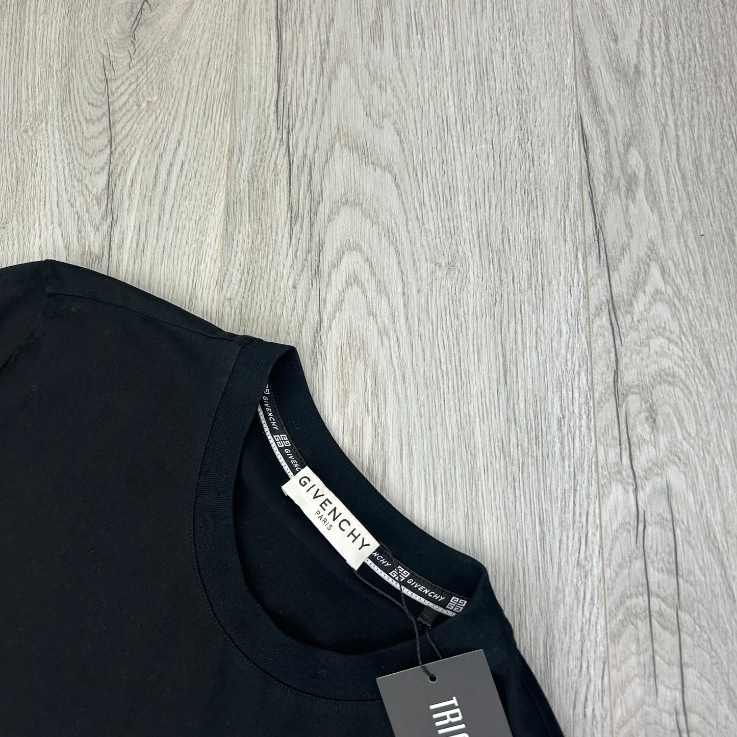 Givenchy Men’s Paris Logo Black T-shirt