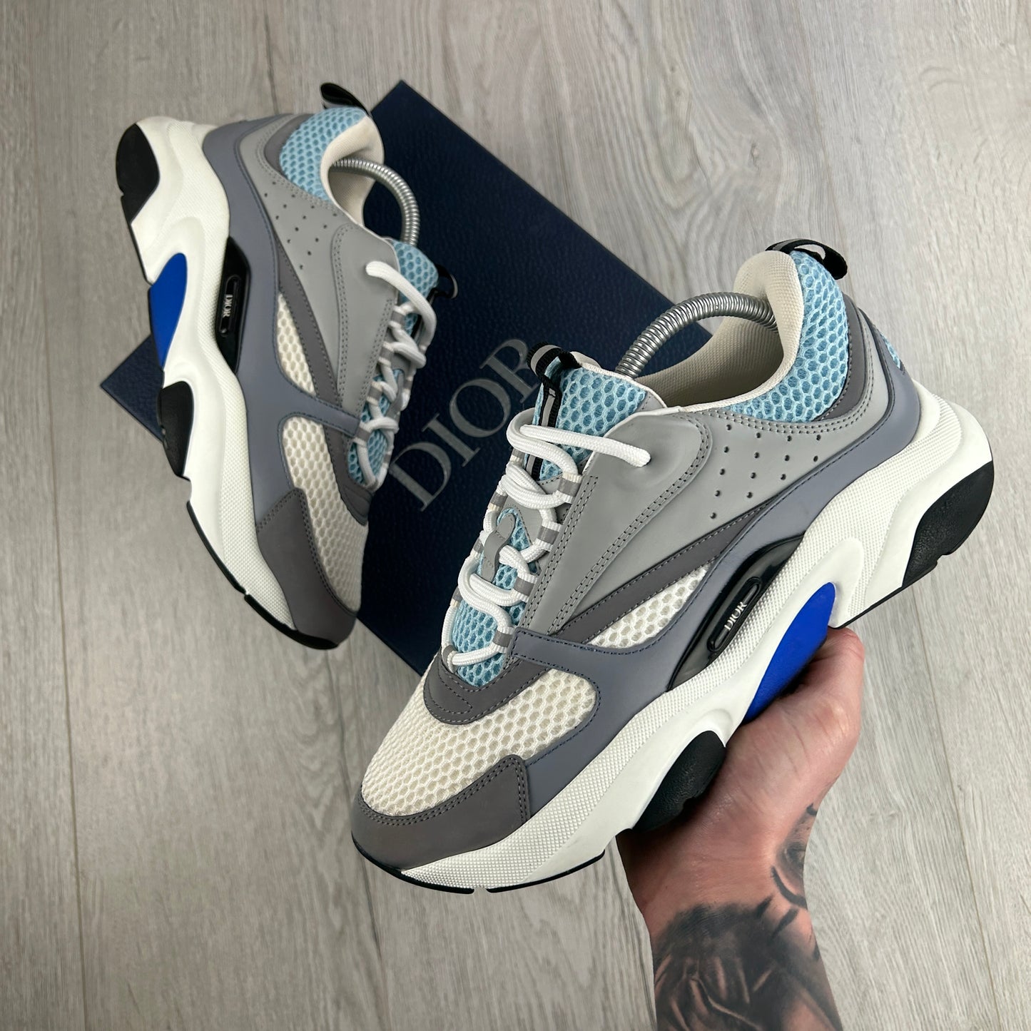 Dior B22 Men’s Baby Blue Runners - 41 (Uk 7)