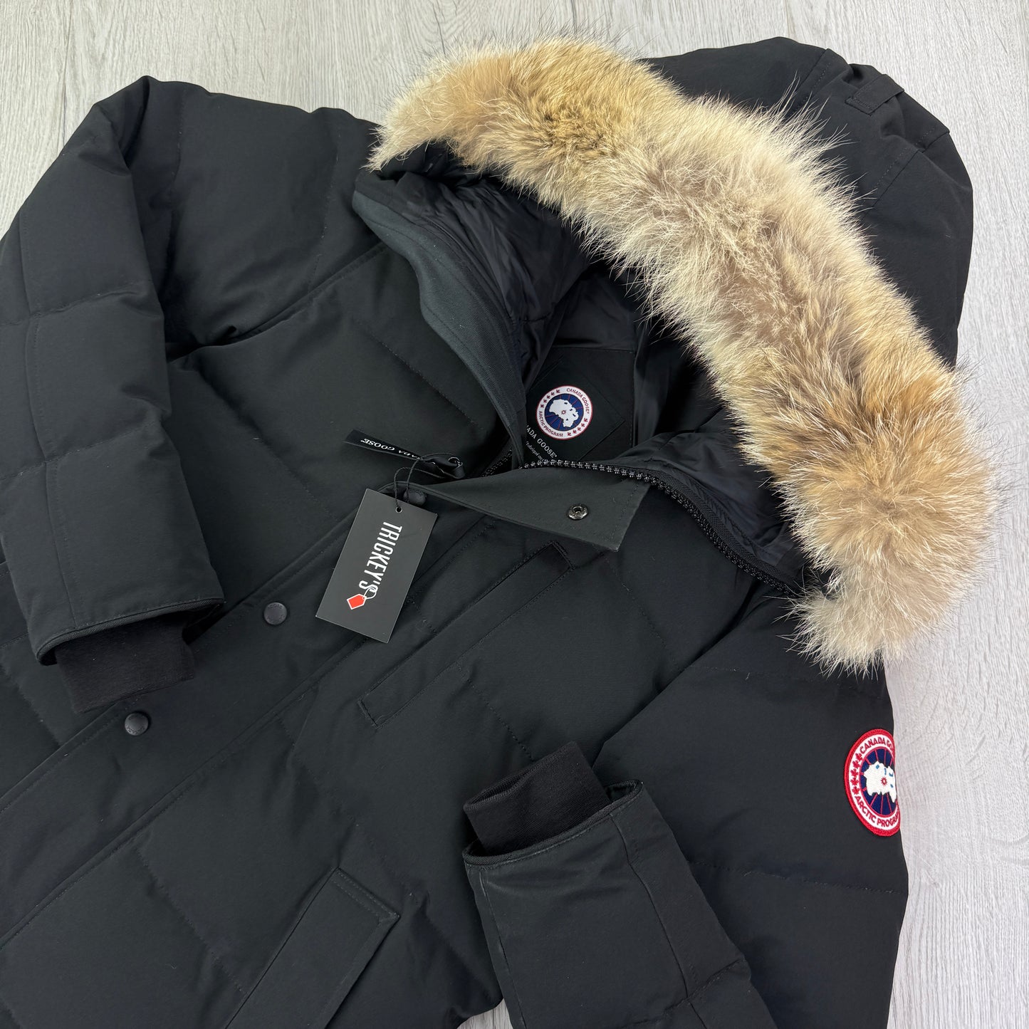 Canada Goose Men’s Black Carson Parker Jacket - Small