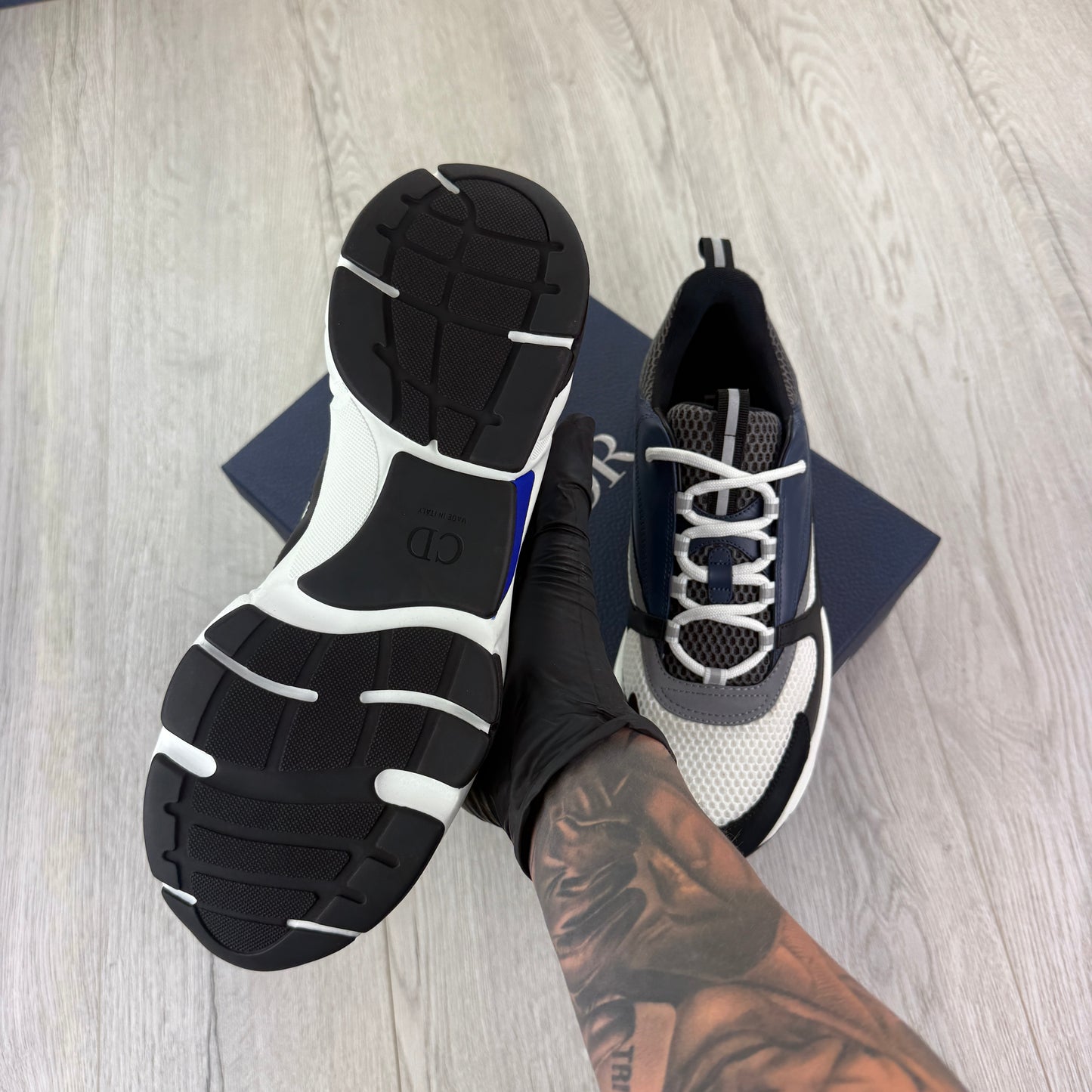 Dior B22 Men’s Navy Runners - 46 (Fit Uk 11)