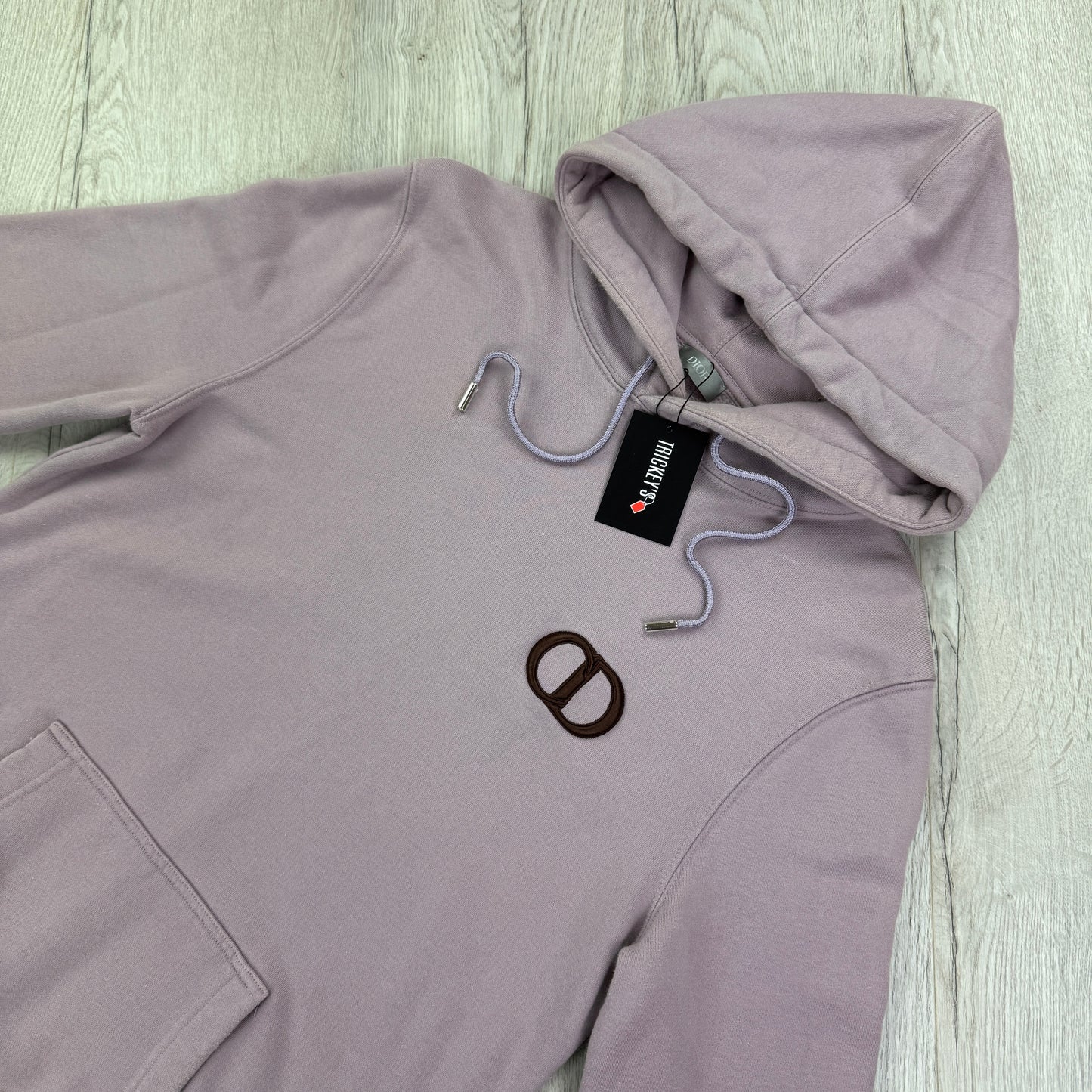 Christian Dior Men’s Lavander Pullover Hoodie - Medium Slim