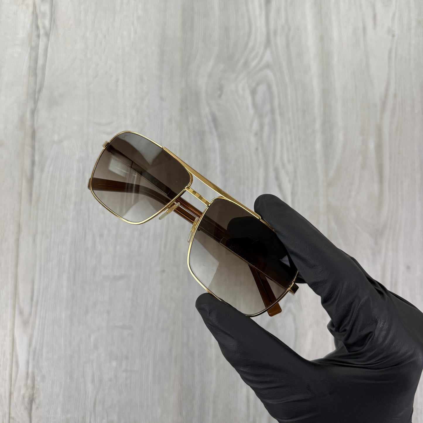 Louis Vuitton Men’s Gold Attitude Sunglasses