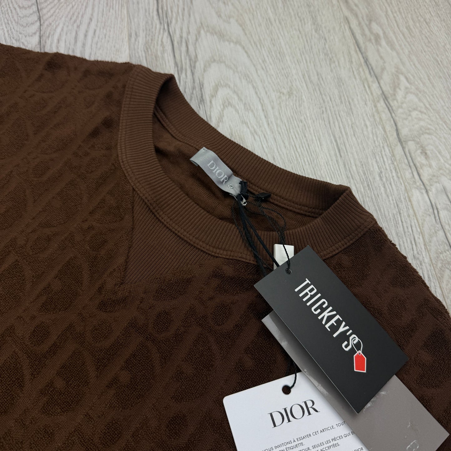 Christian Dior Men’s Brown Towel T-shirt - XS Oversized