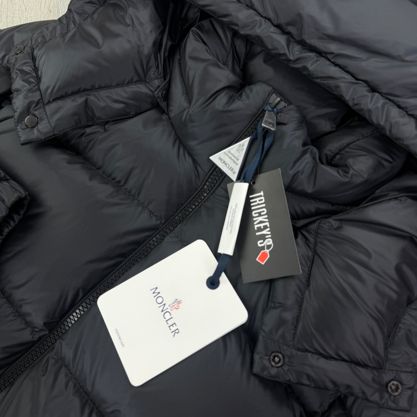 Moncler Men’s Couyere Hooded Black Down Jacket - Size 4