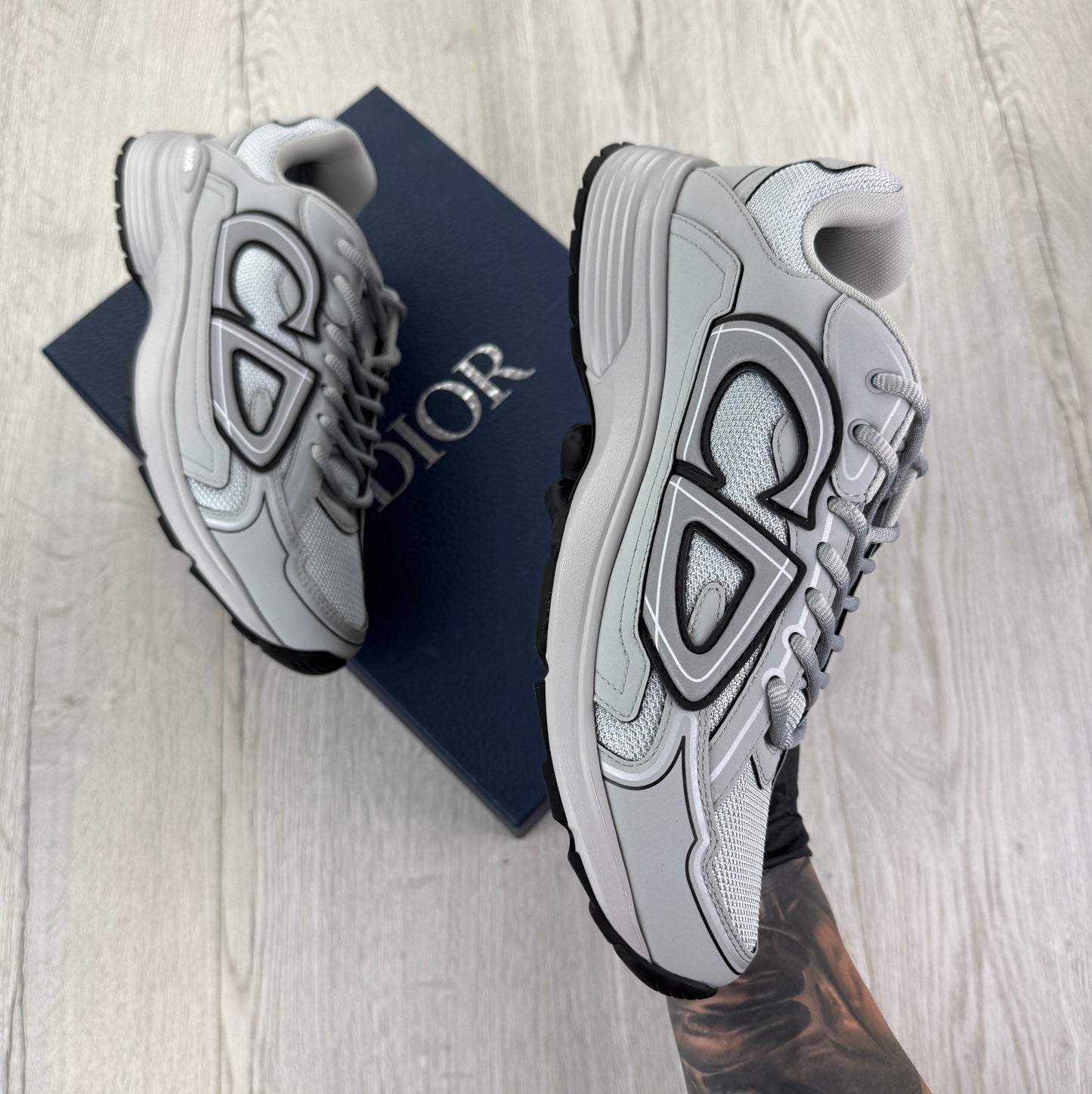 Dior B30 Men’s All Grey Trainers - 43.5 (Fit Uk 9.5)