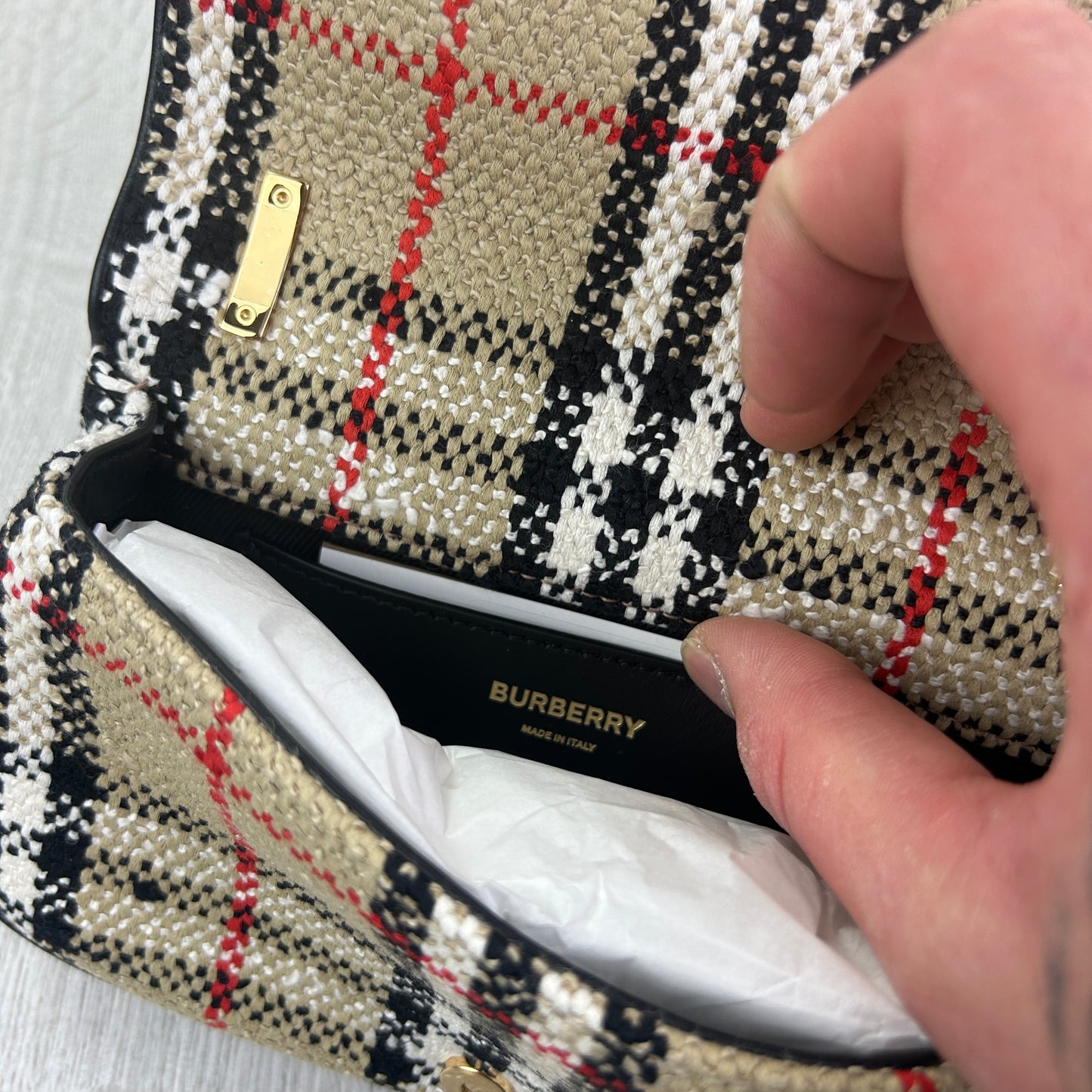 Burberry Women’s Beige Mini Lola Bag