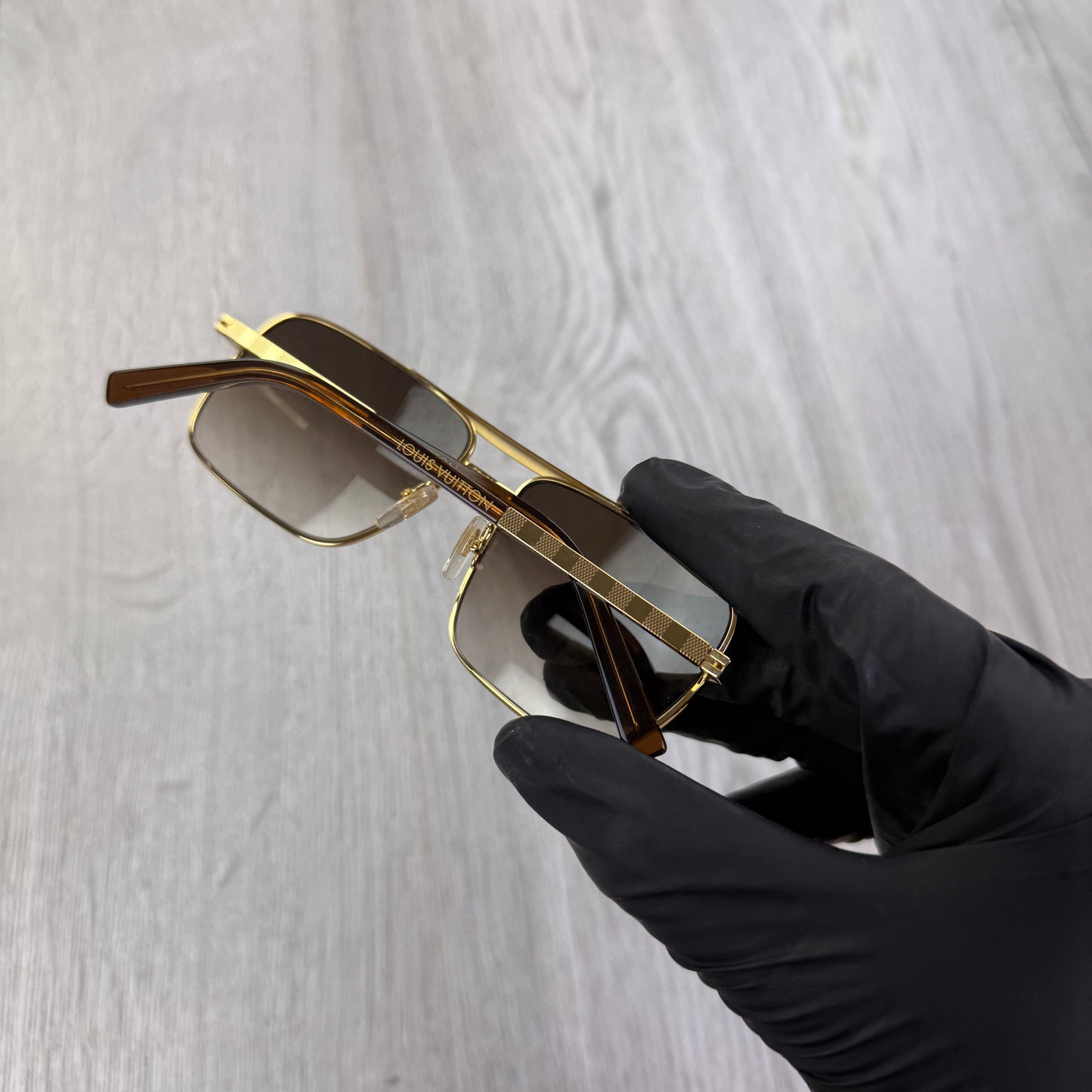 Louis Vuitton Men’s Gold Attitude Sunglasses