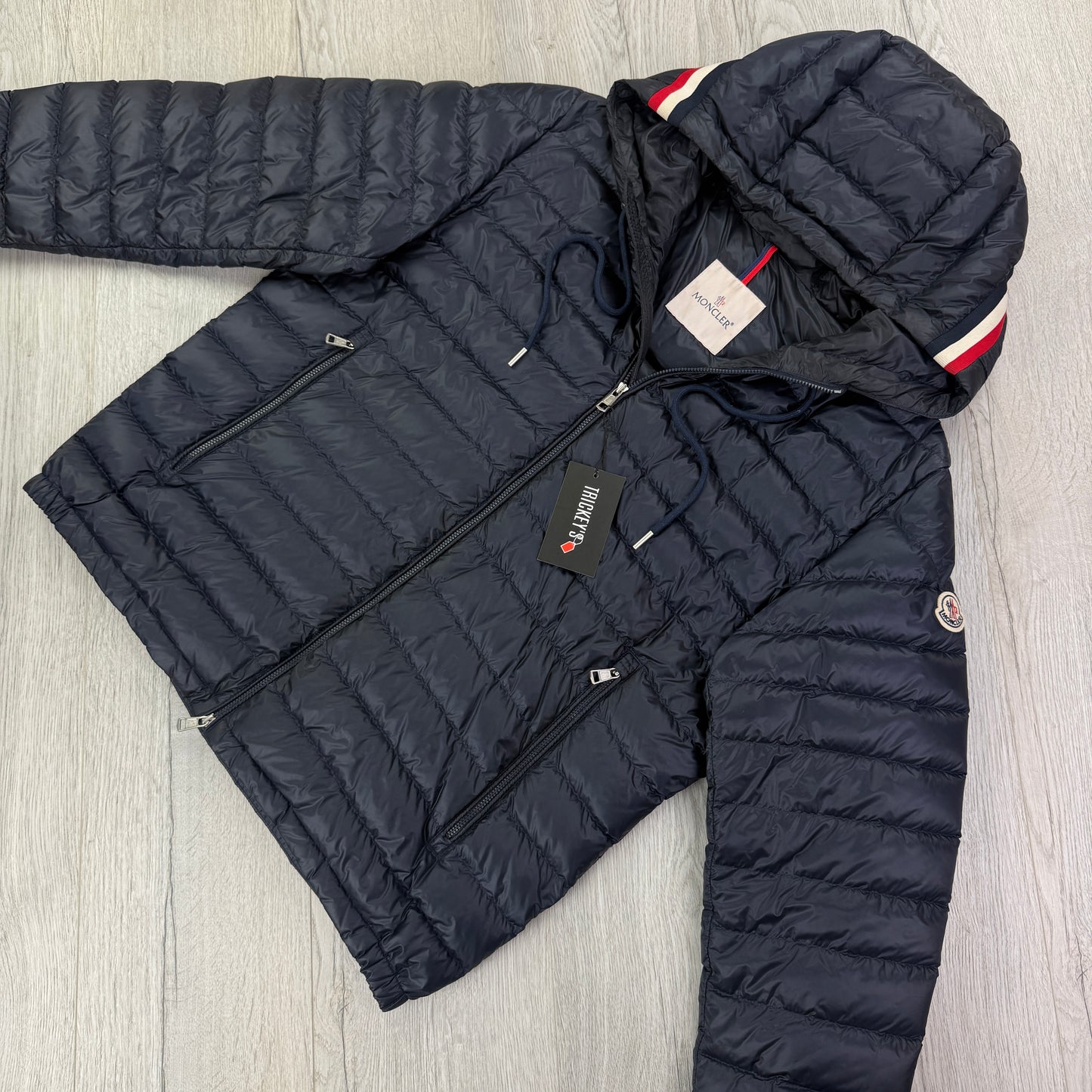 Moncler Men’s Giroux Navy Down Jacket - Size 5