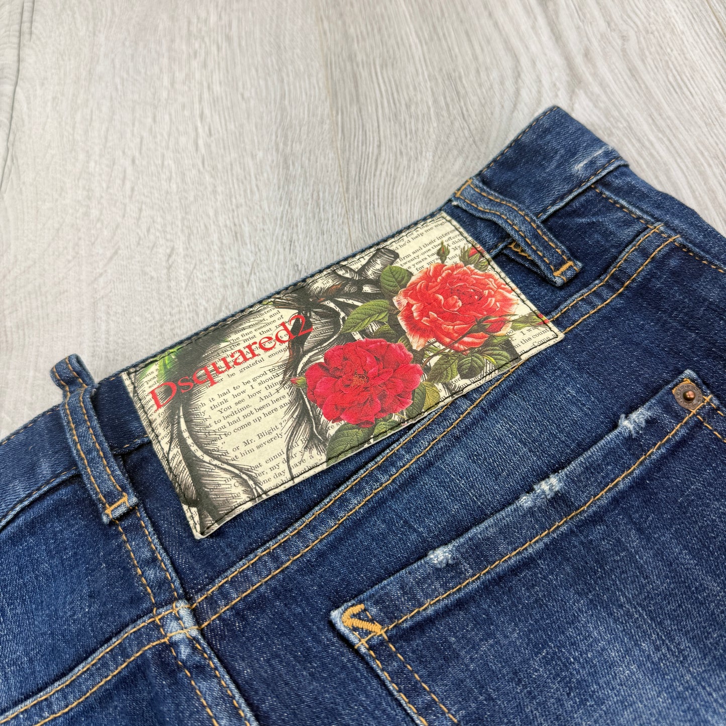 Dsquared2 Men’s Distressed Cigarette Jeans - 48 (Uk 32)