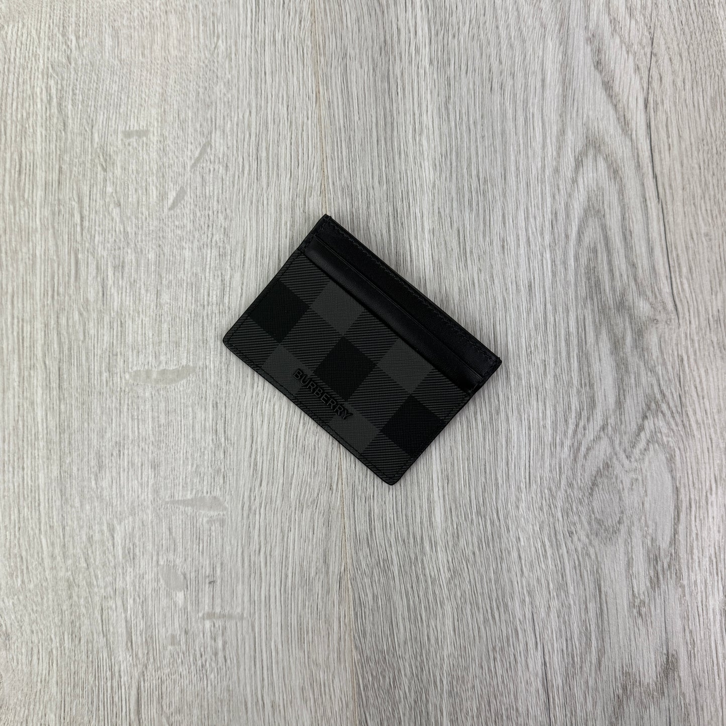 Burberry Check Black Card Case