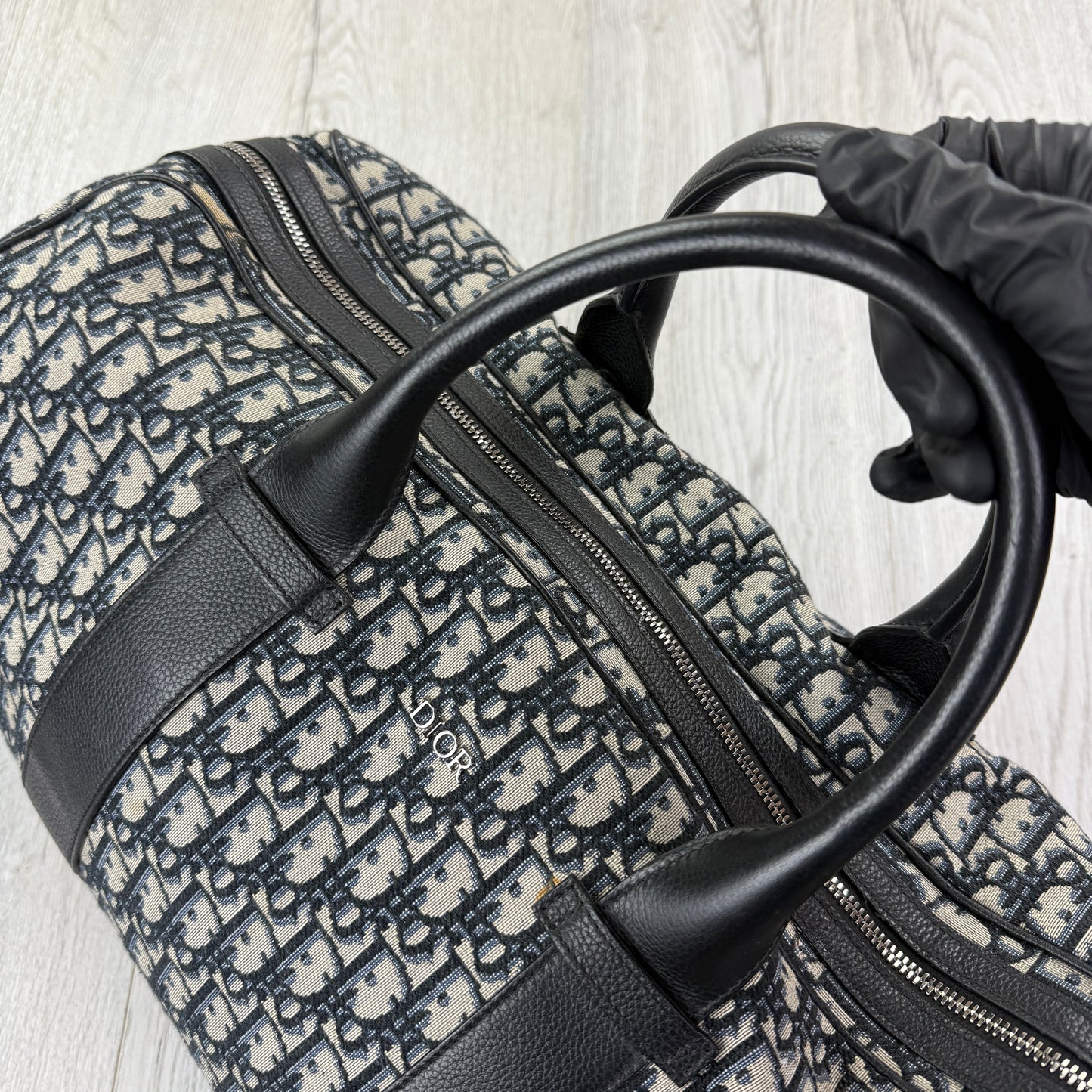 Dior Oblique Jacquard Duffle 'Multi' Bag
