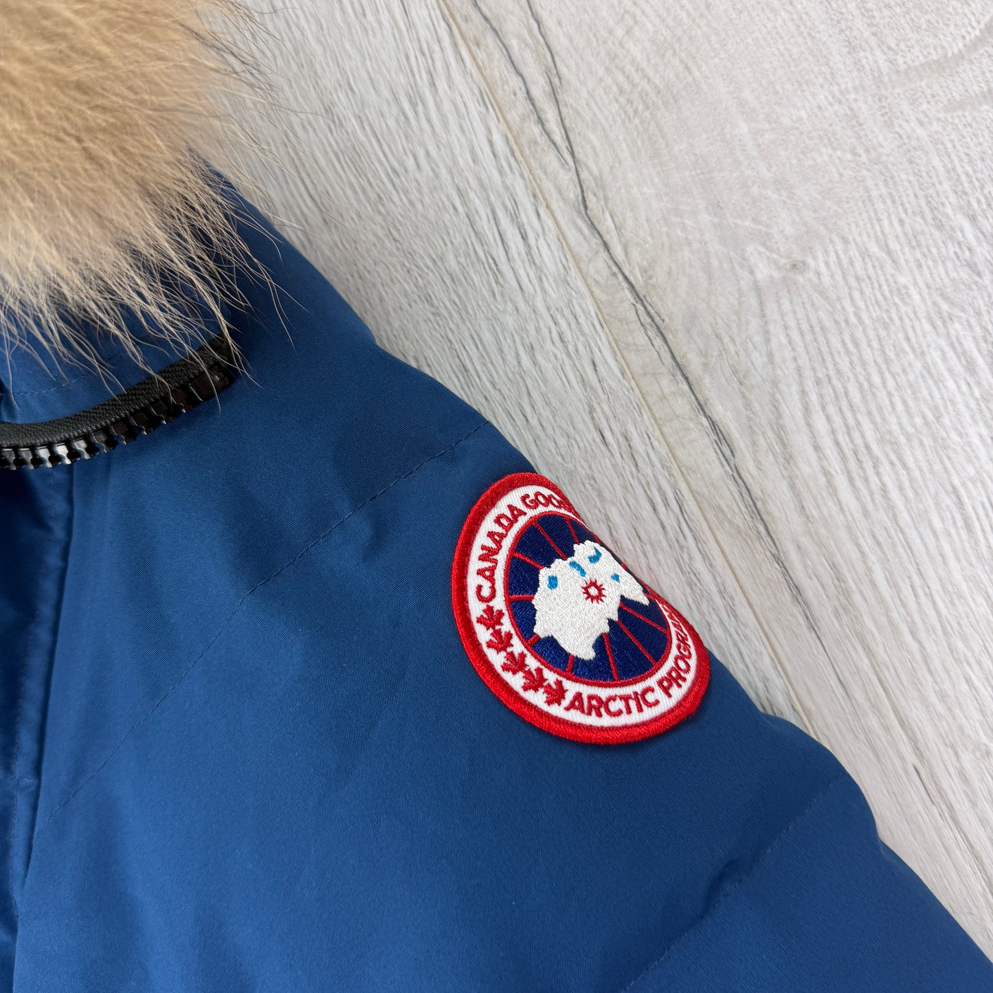 Canada Goose Men’s Royal Blue Carson Parker Jacket - Medium Fusion