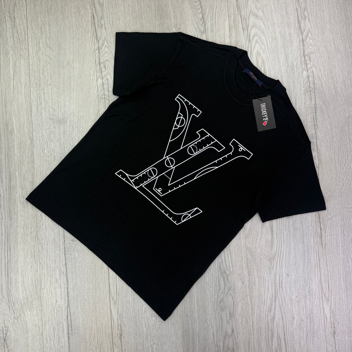 Louis Vuitton x NBA ‘ASSO CIATION’ Black T-shirt - Small