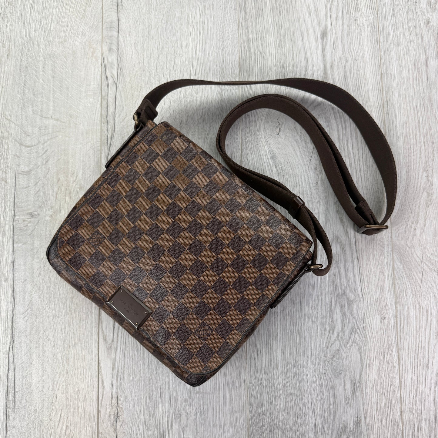 Louis Vuitton Brown Damier Side Bag